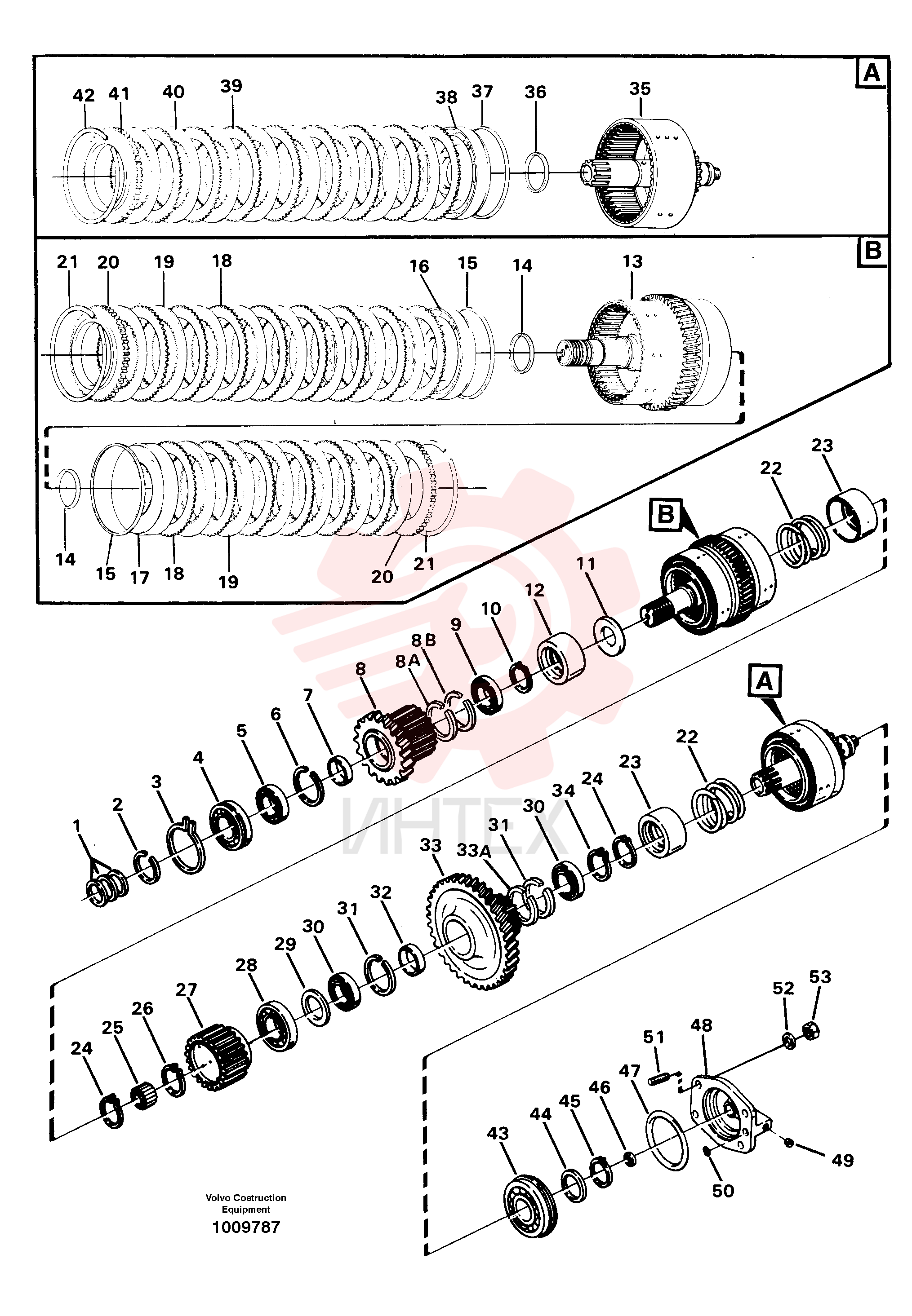 Clutch shaft