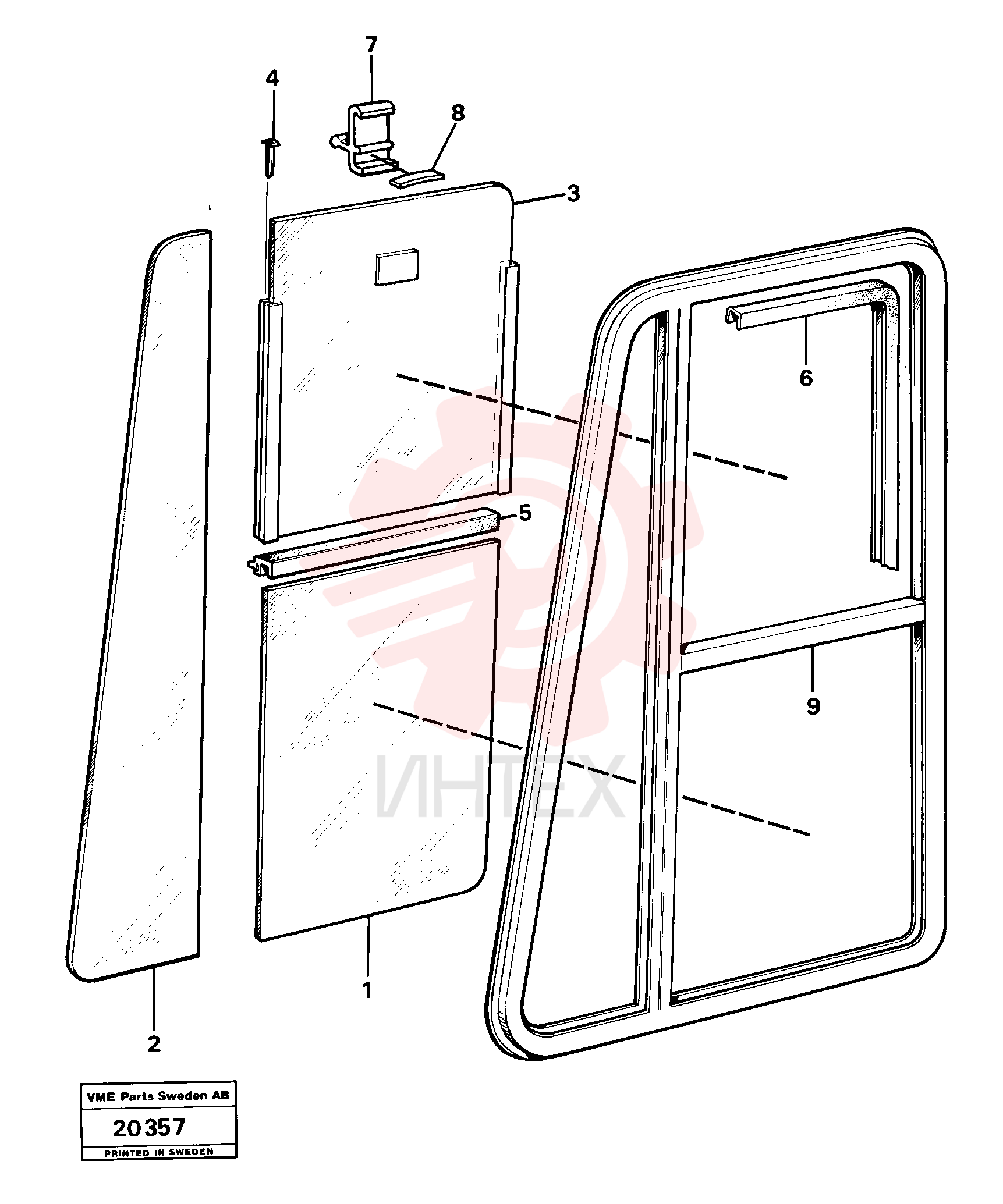 Vent Pane VOE 4951844