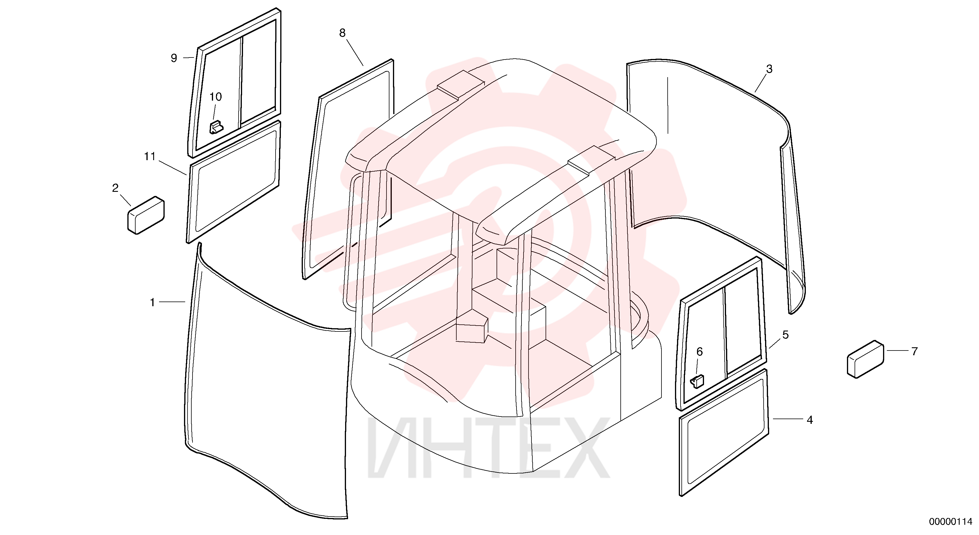 Windscreen ZM 2906696