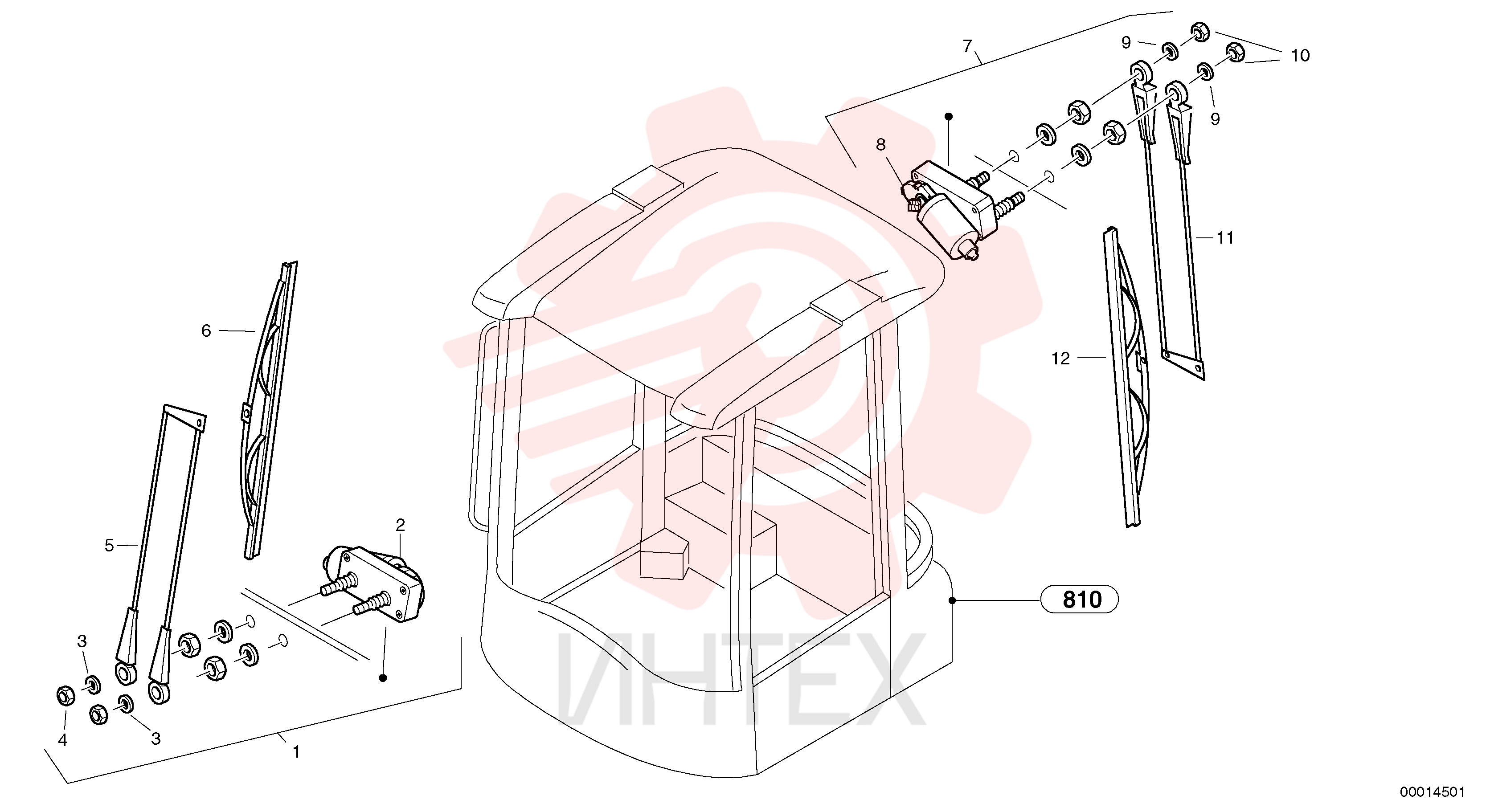 Wiper motor ZM 2907176