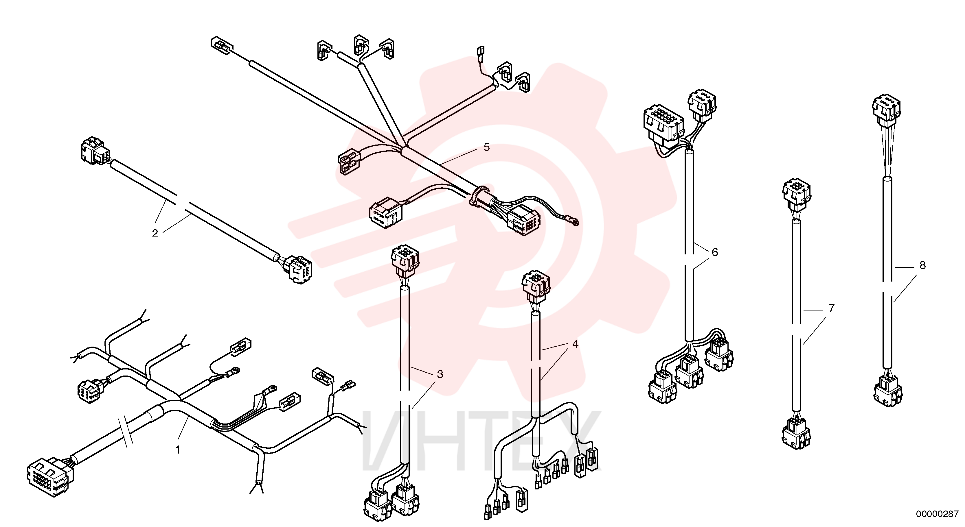 Wire, Driver's cab ZM 2817641