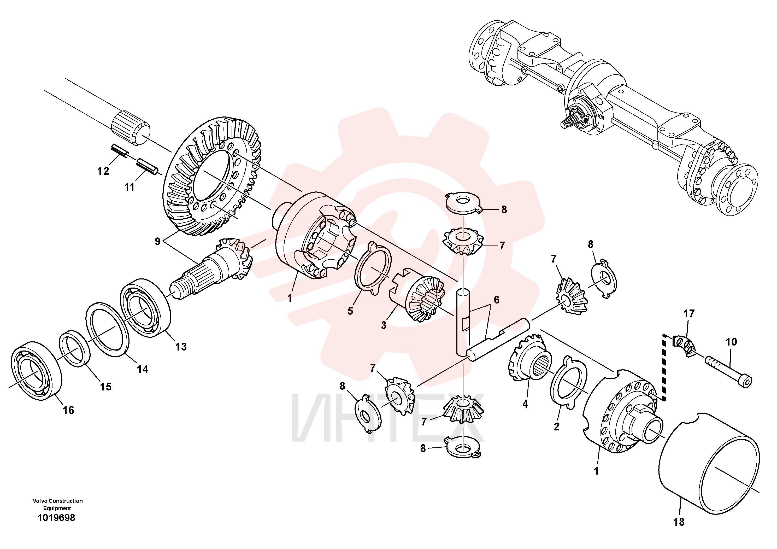 Differential housing