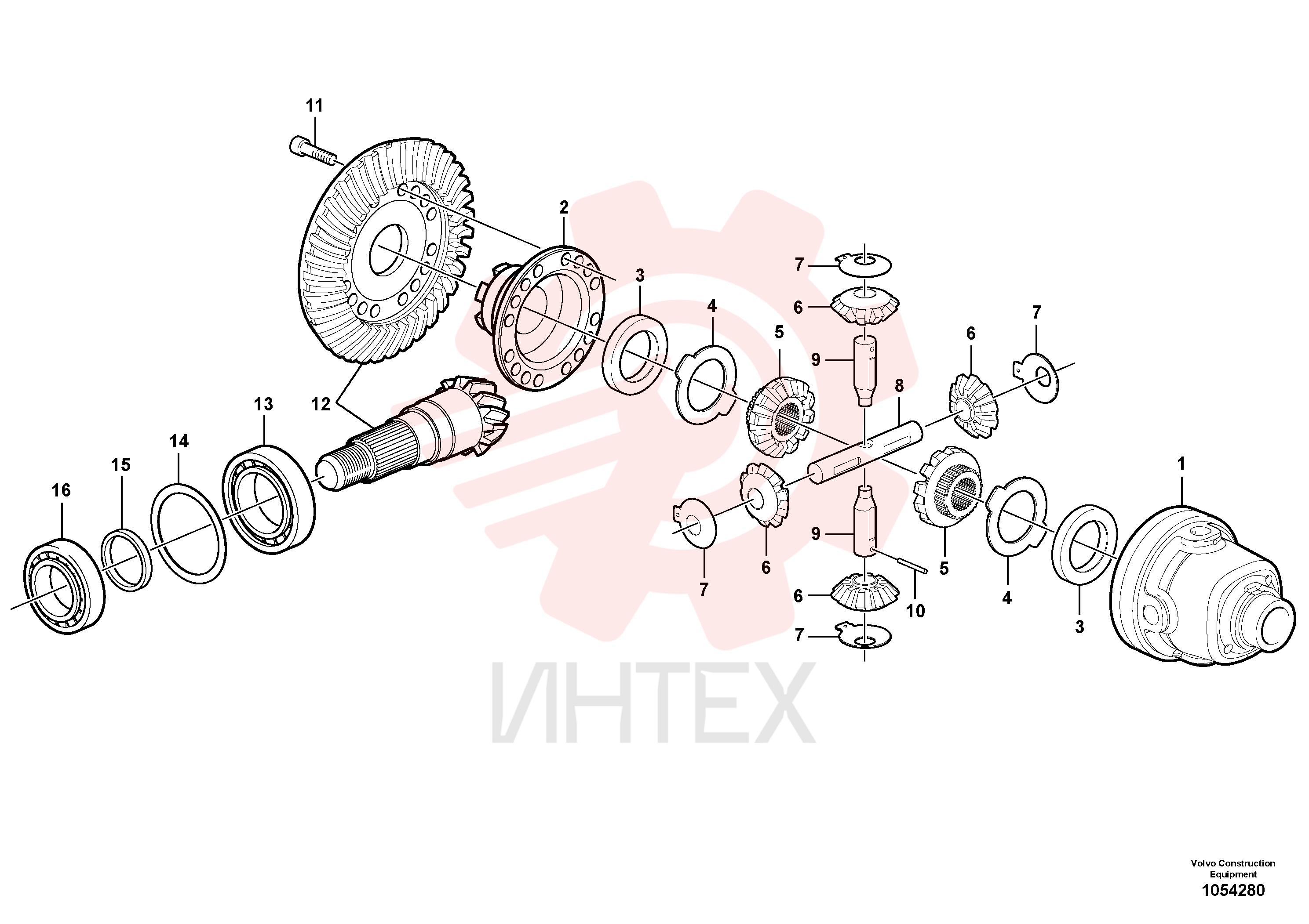Differential housing