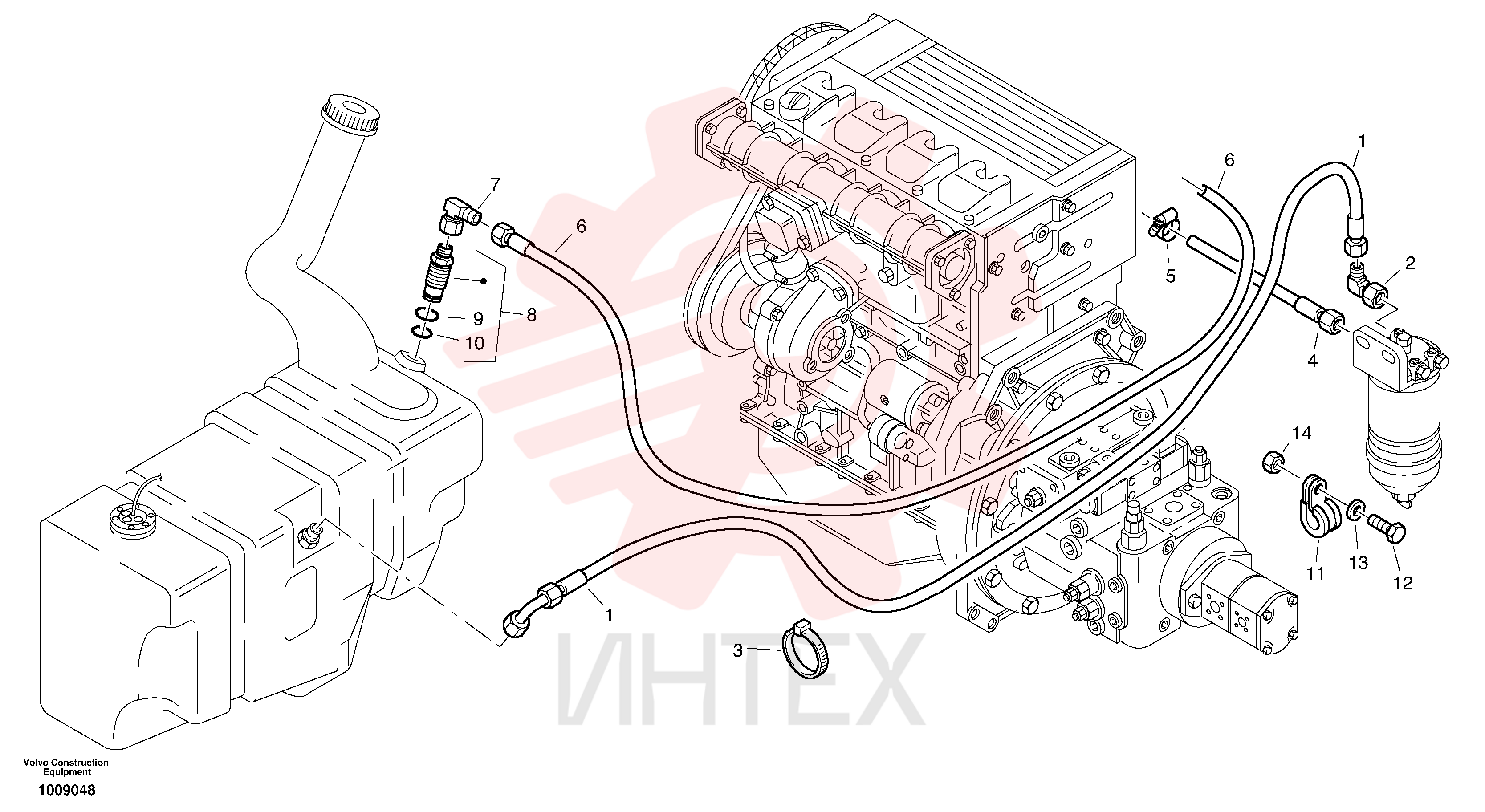 Шланг топливный ZM 2814822 (2)
