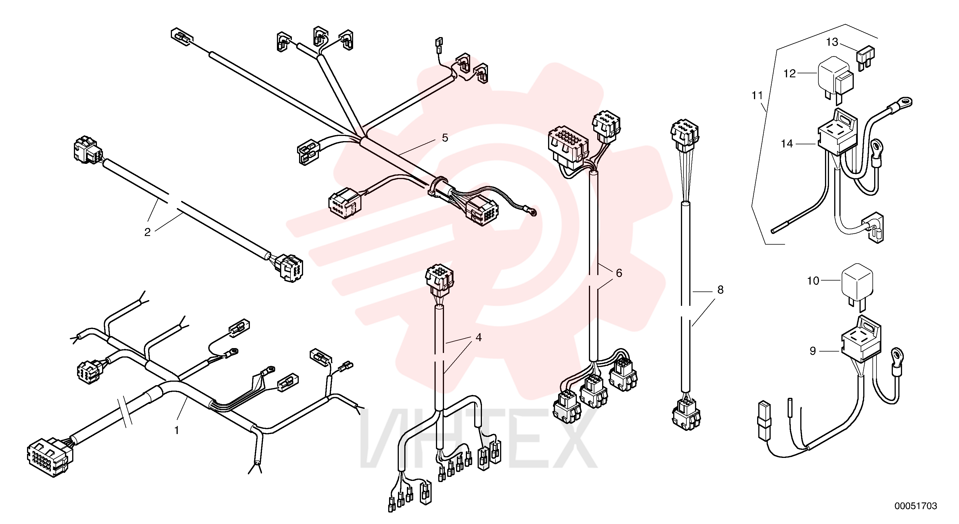 Wire, Driver's cab ZM 2817641 (1)