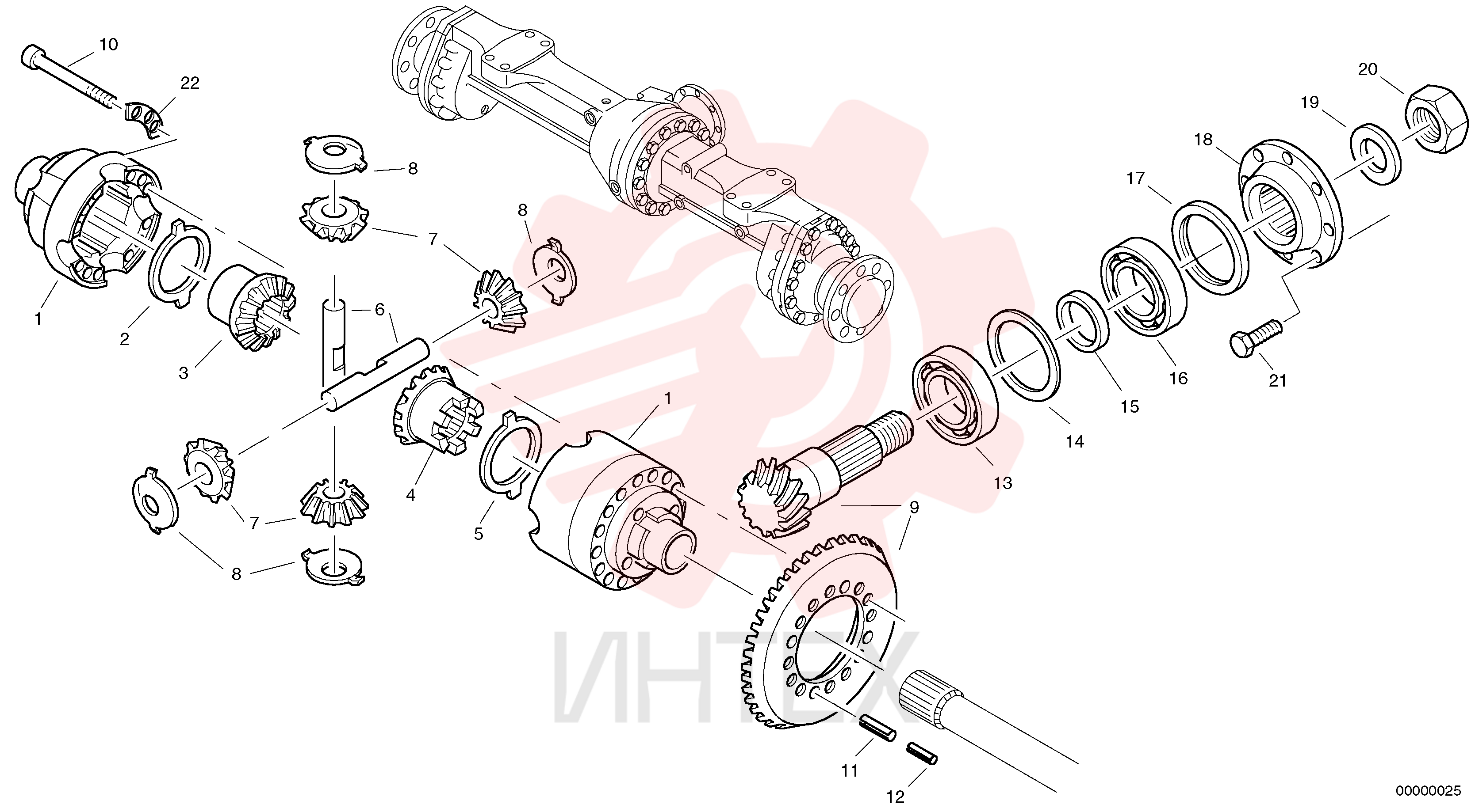 Differential housing