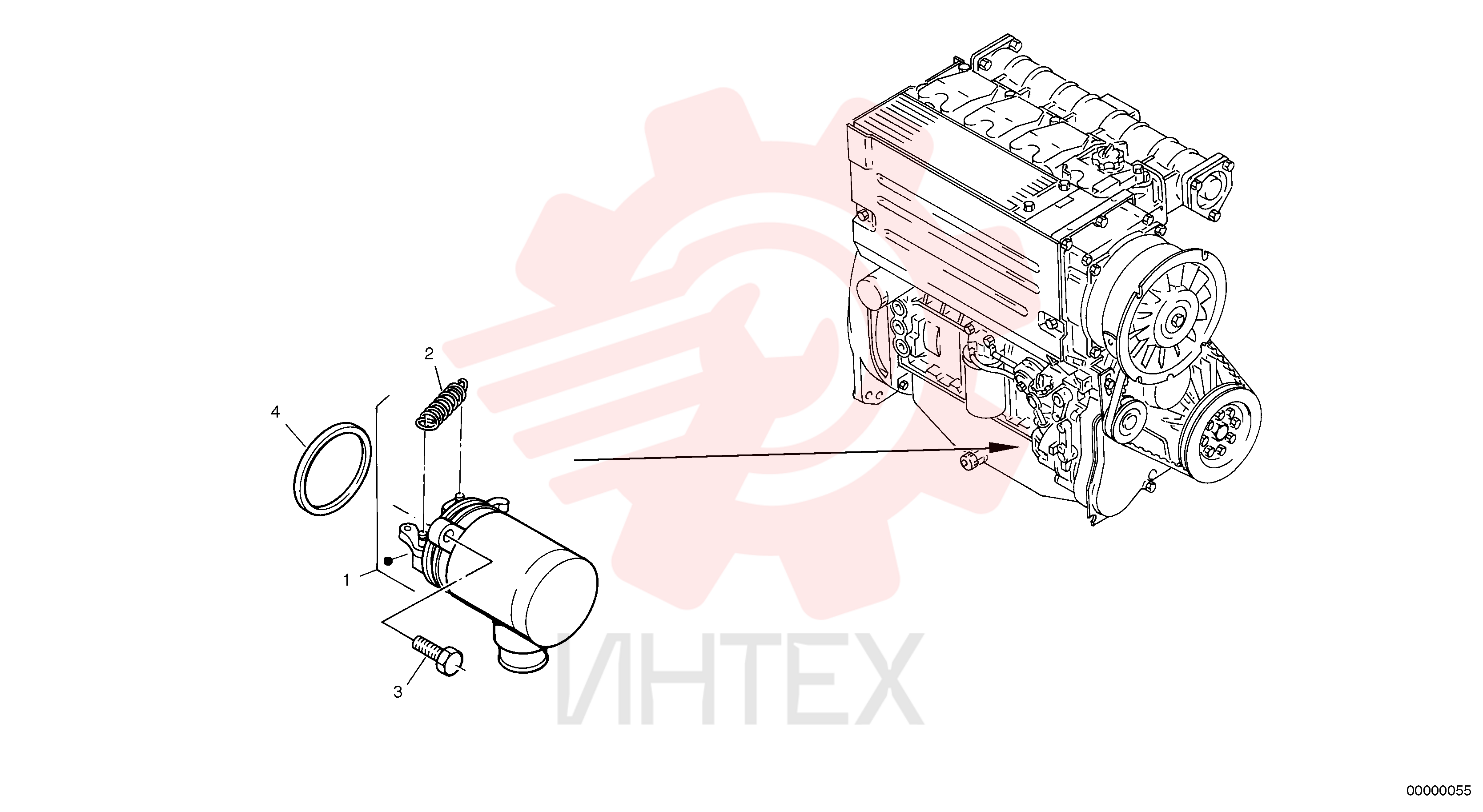 Engine stop device