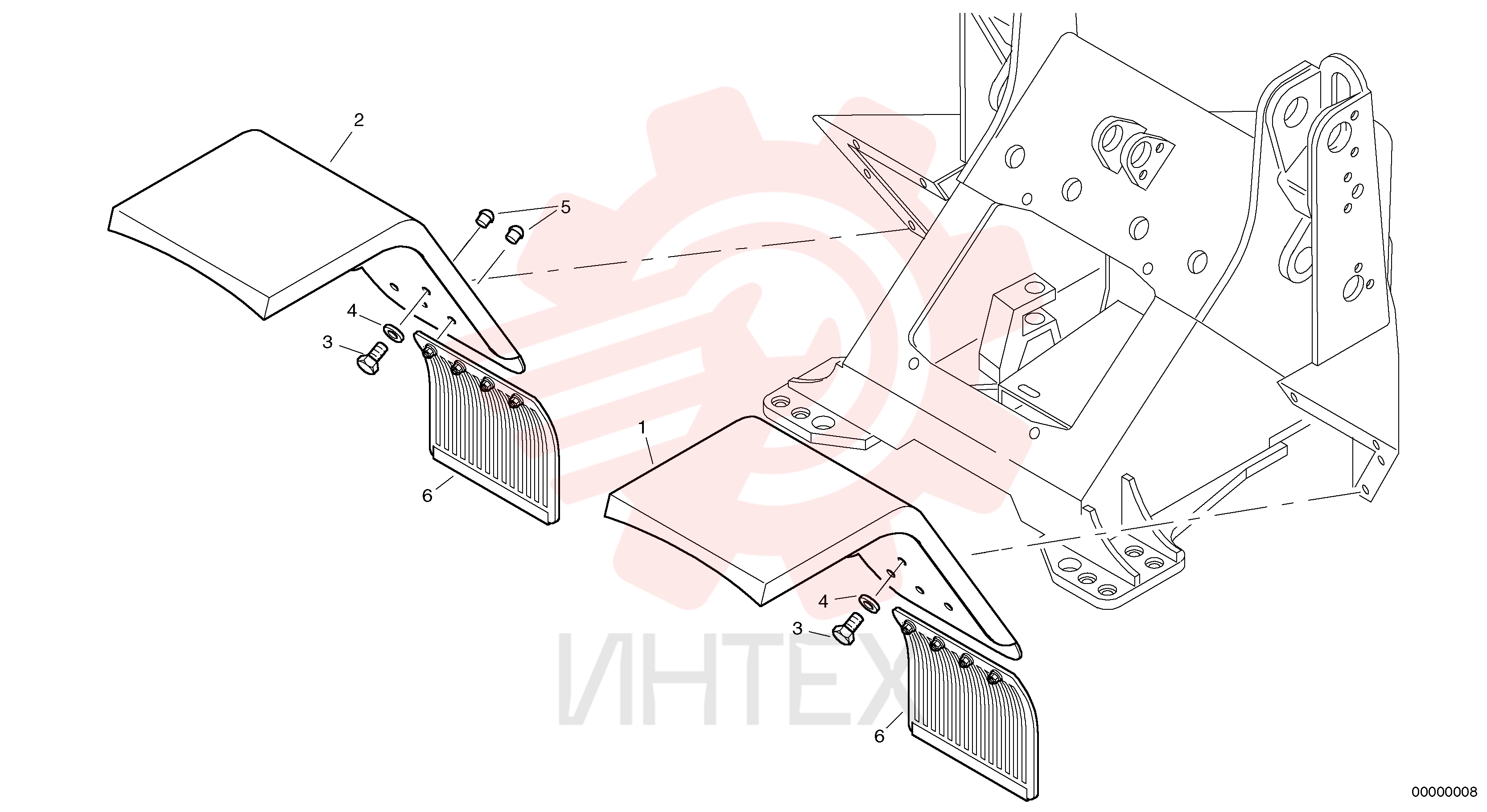 Front mudguard