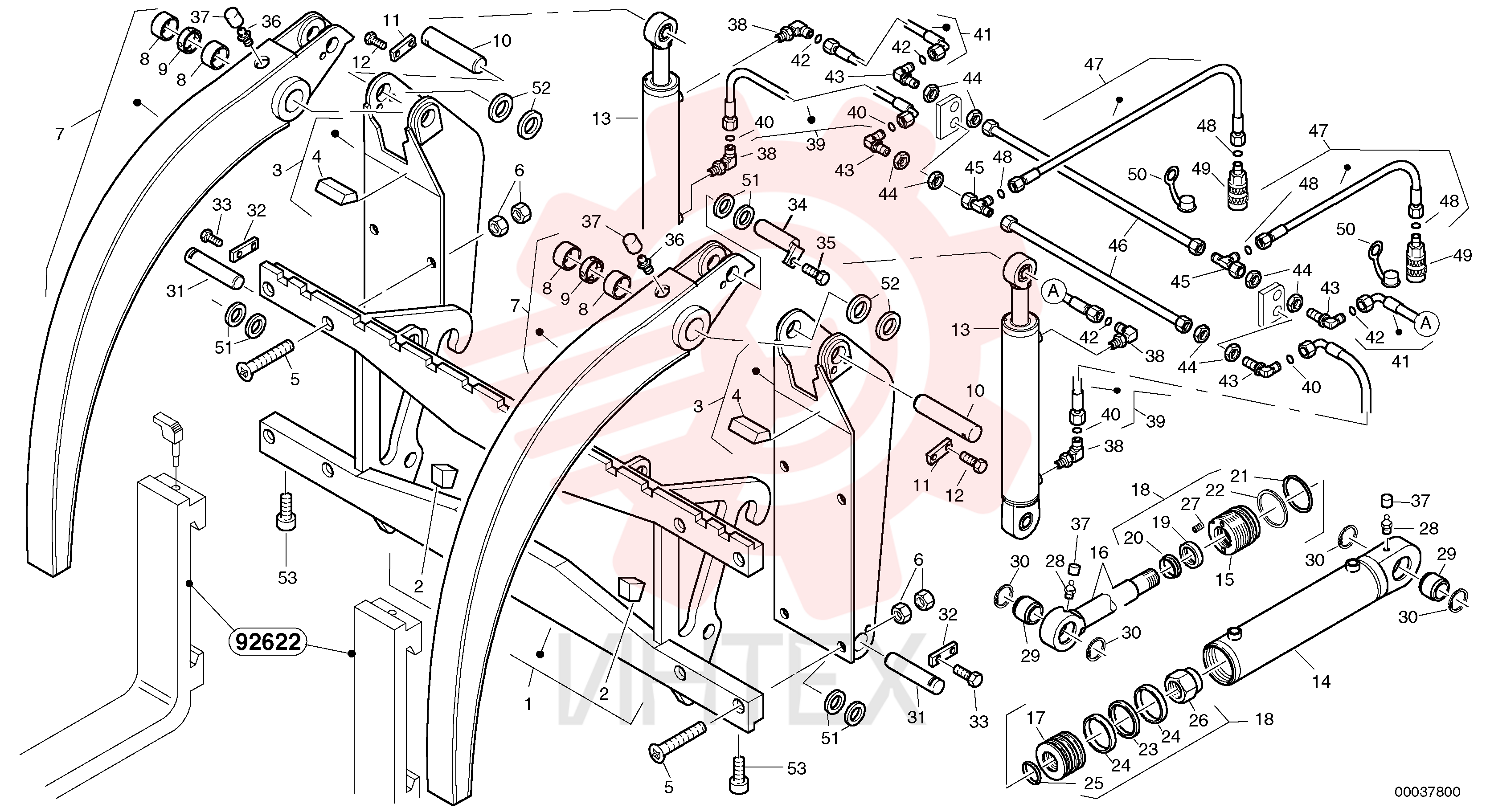 Fork frame