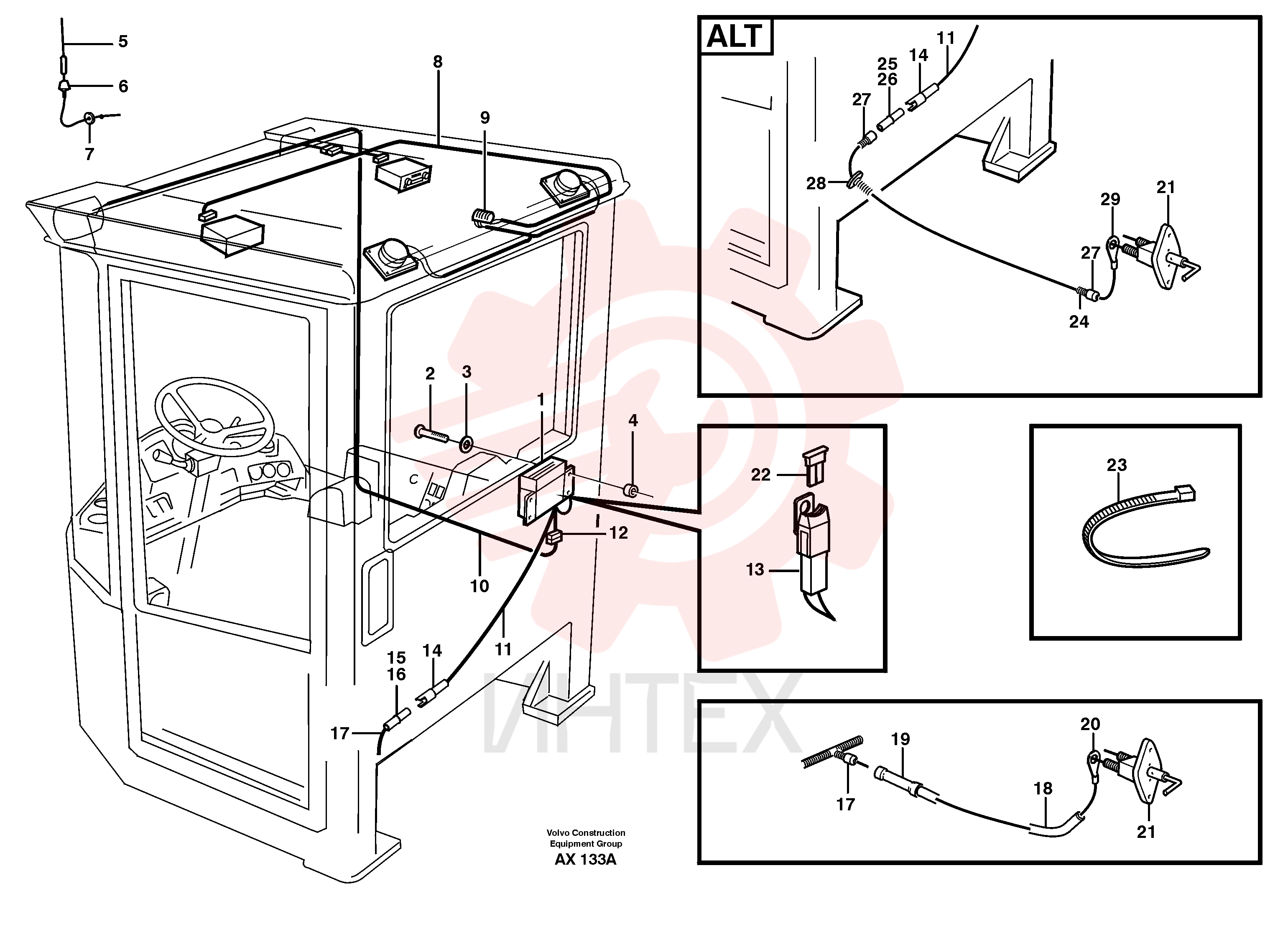 Cable harness