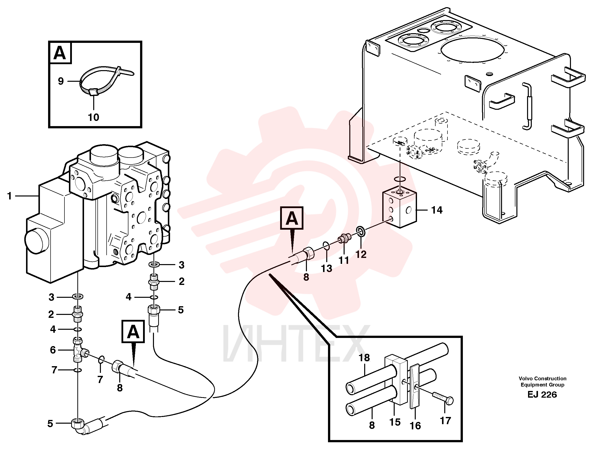 Hose assembly VOE 11160219