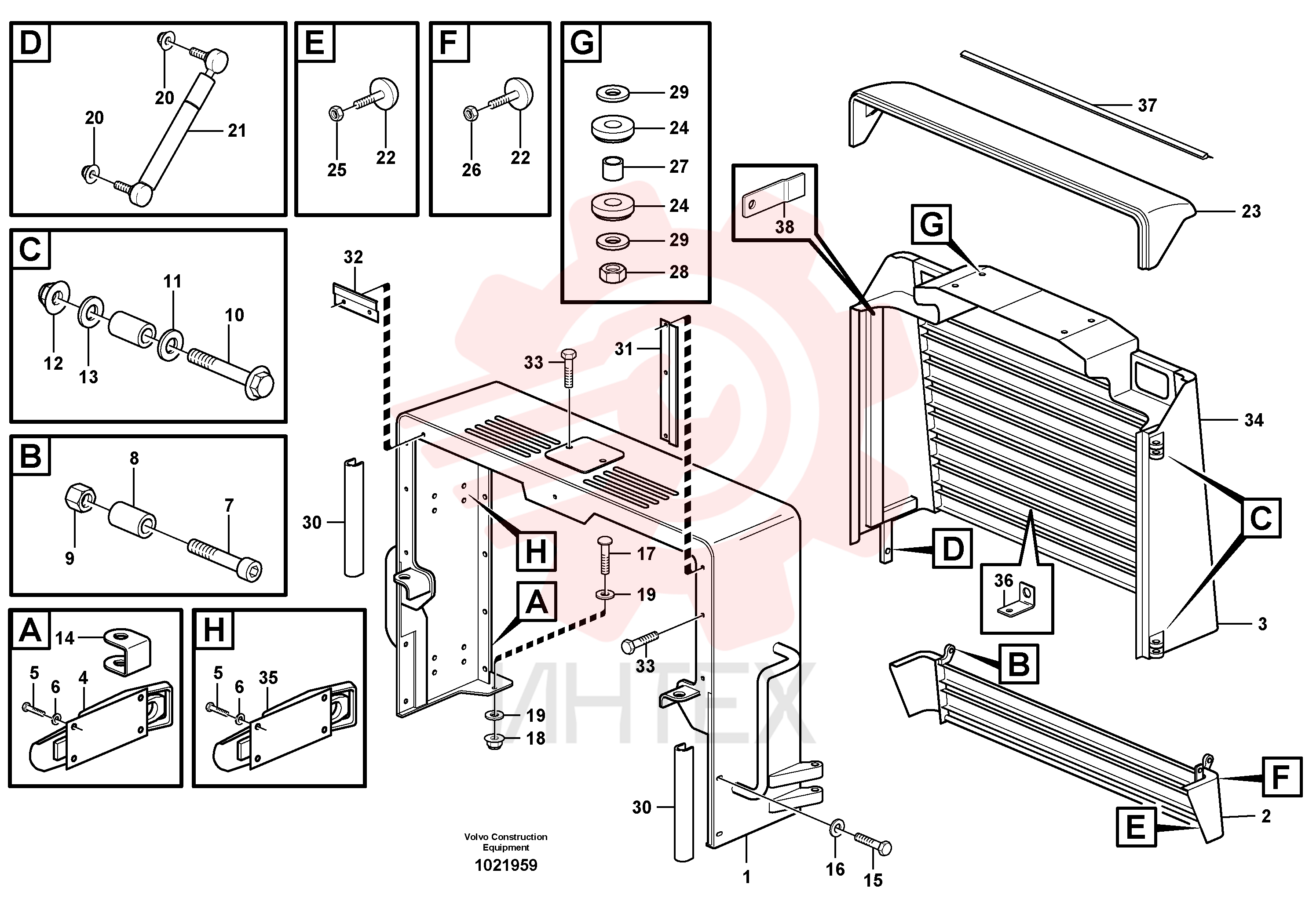 Flange screw