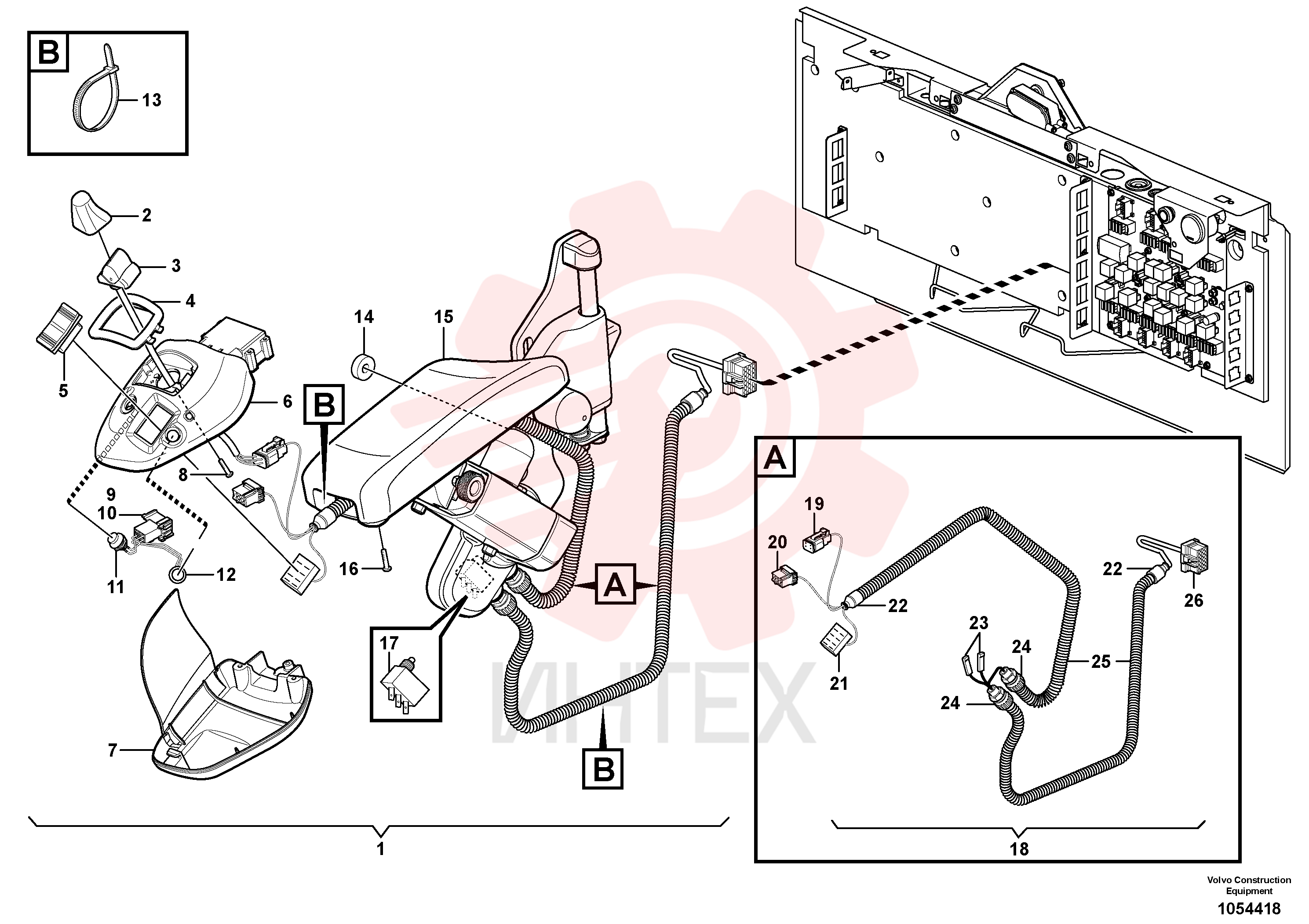 Lever steering