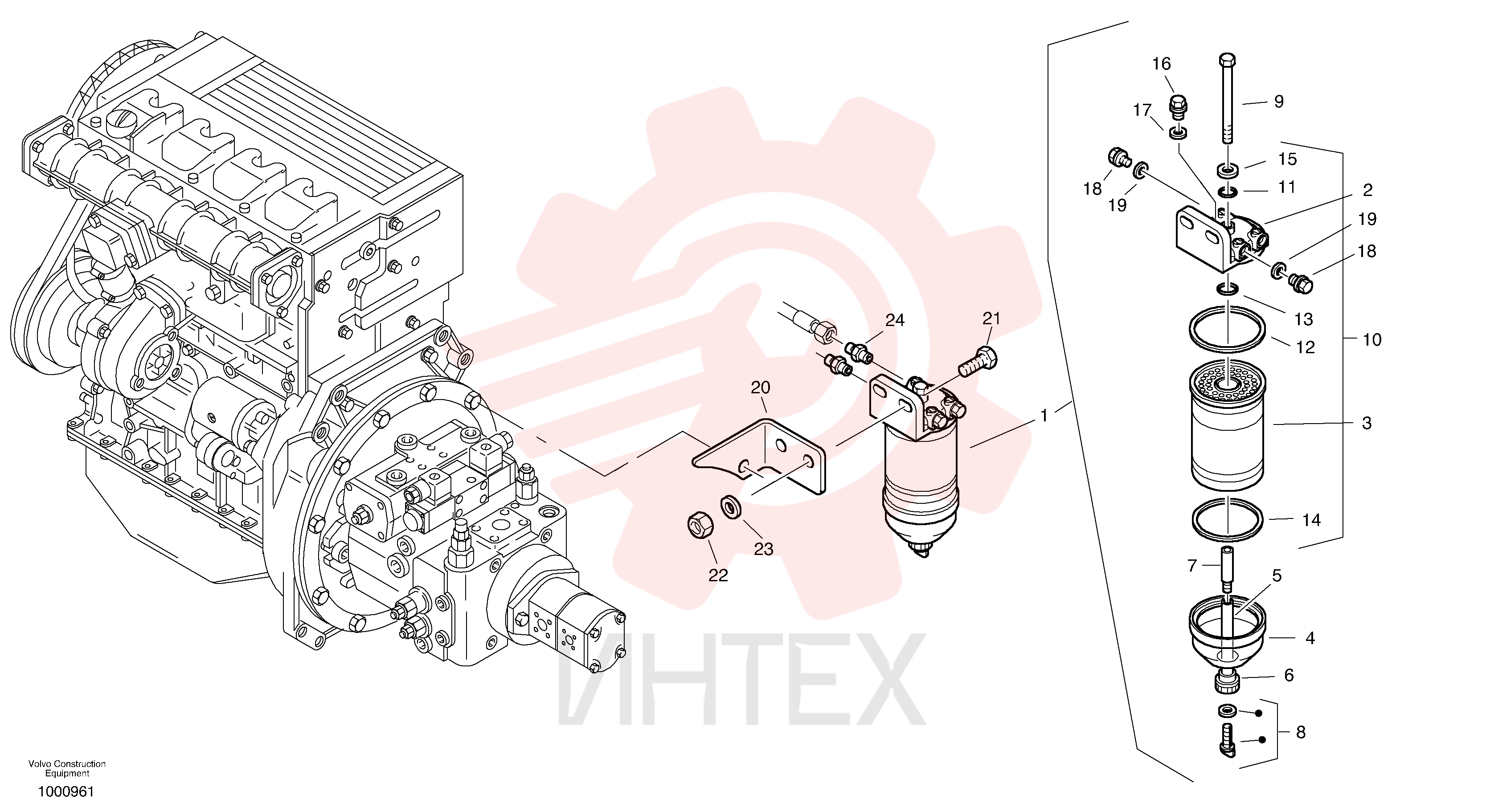 Фильтр топливный ZM 2807872 (1)