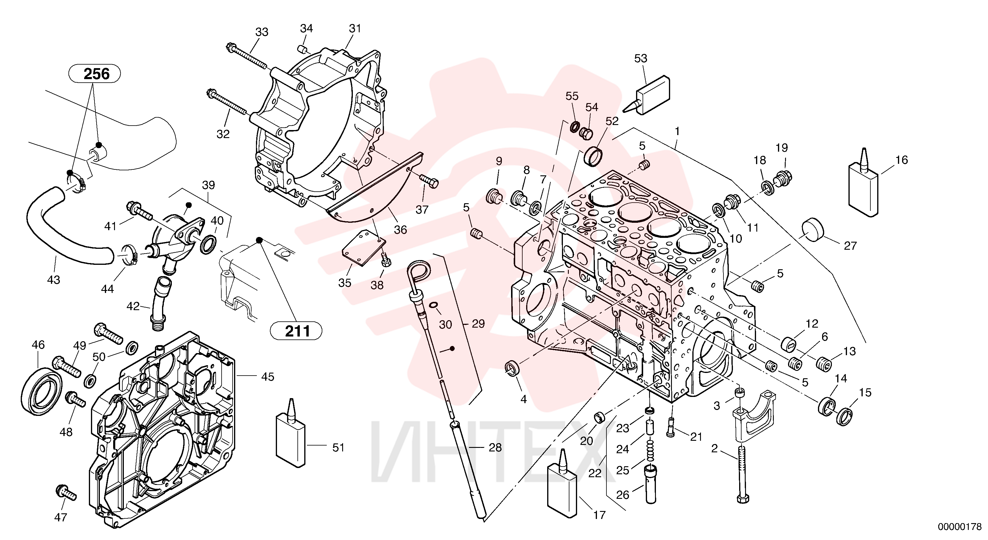Crankcase, cpl