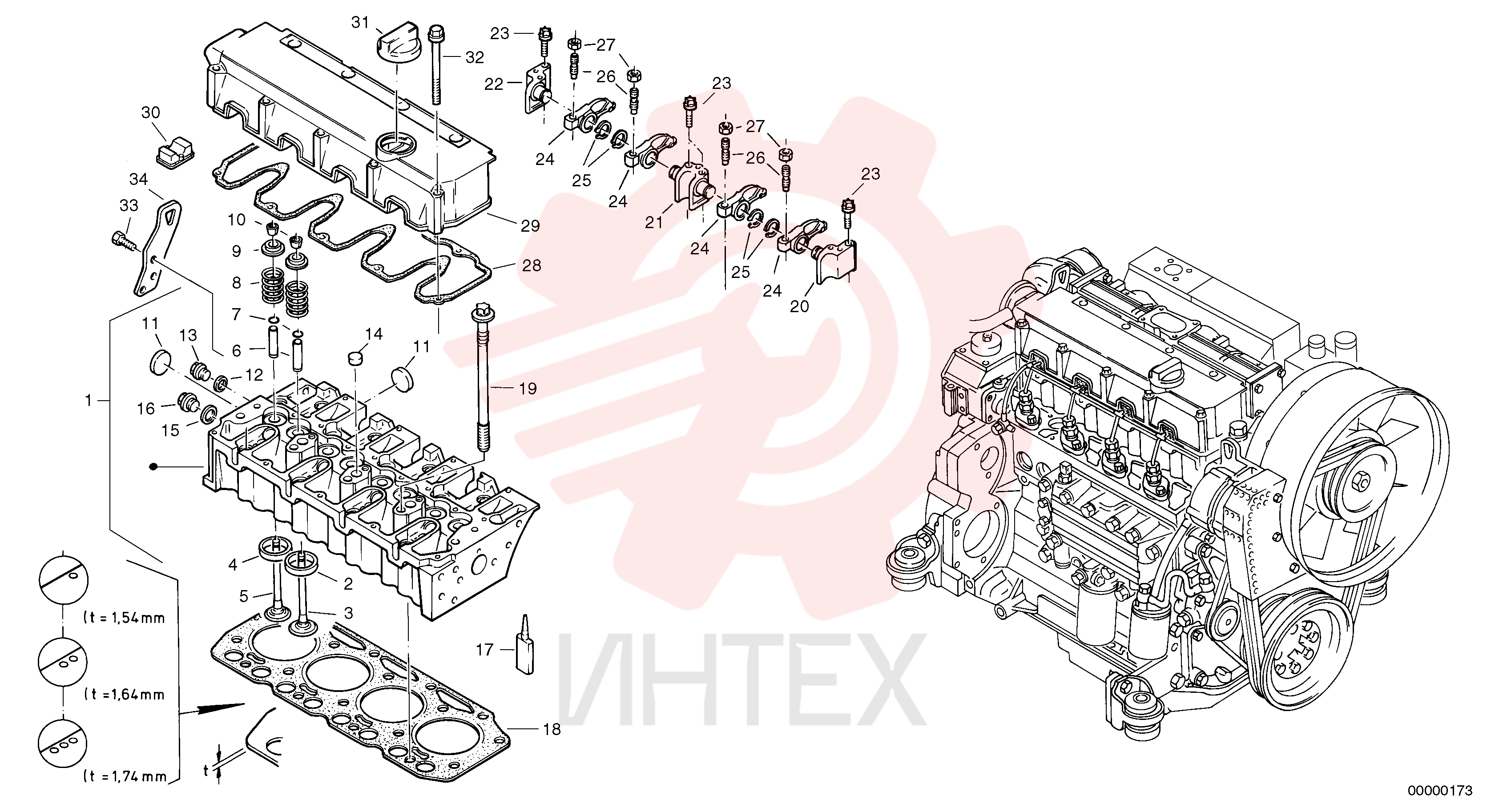 Cylinder head, cpl