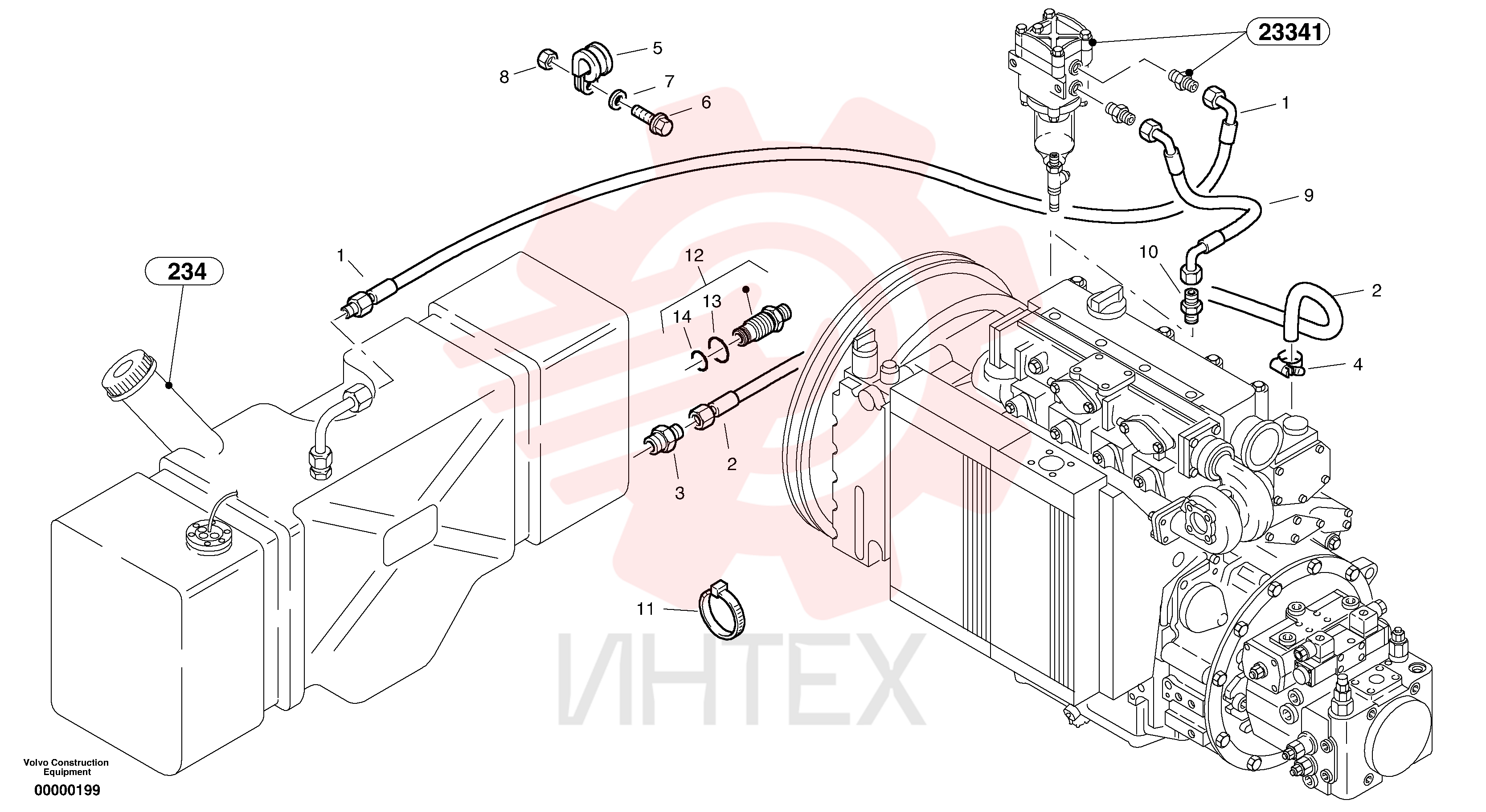 Fuel hose (suction)