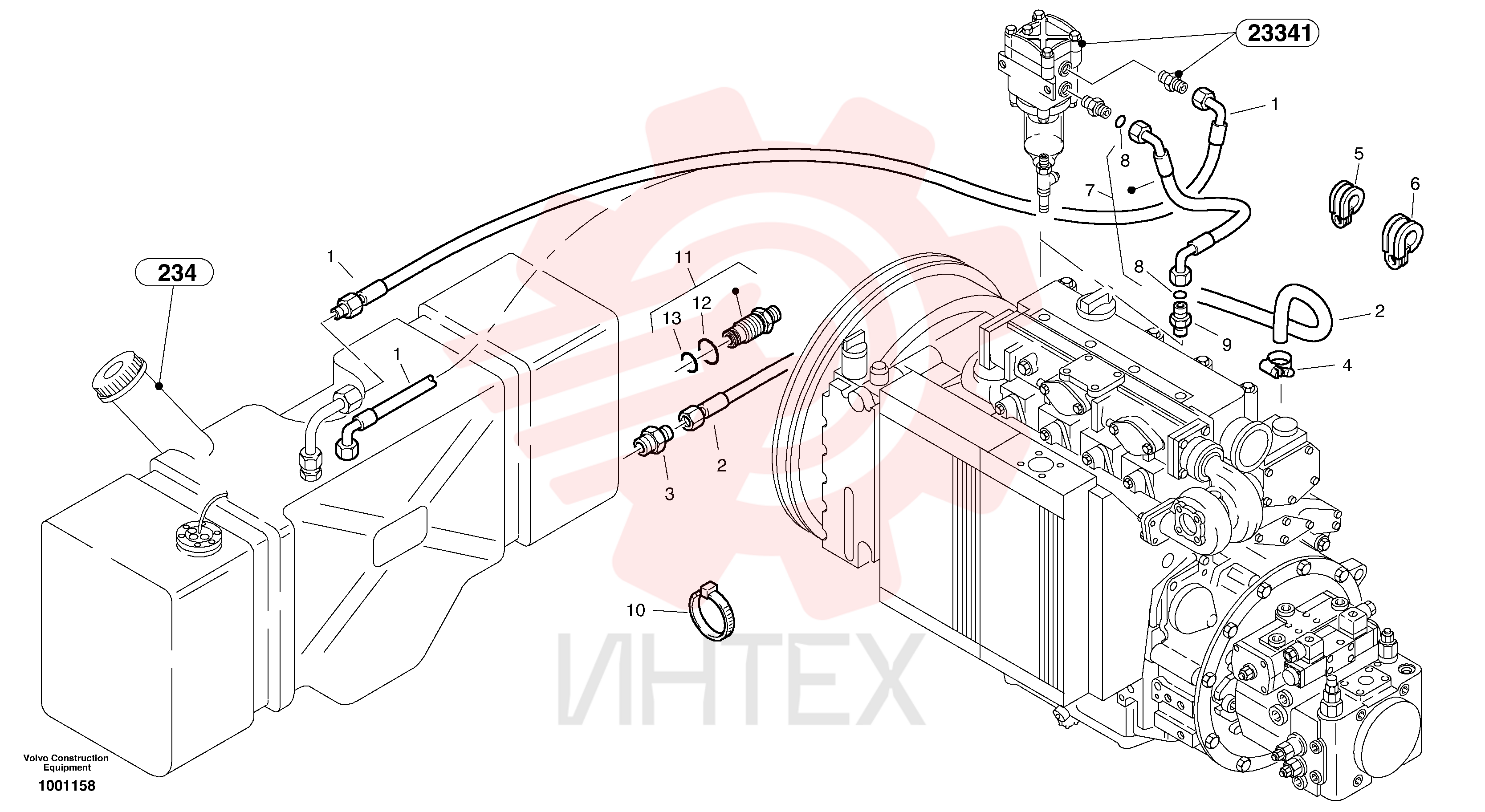 Fuel hose (suction)