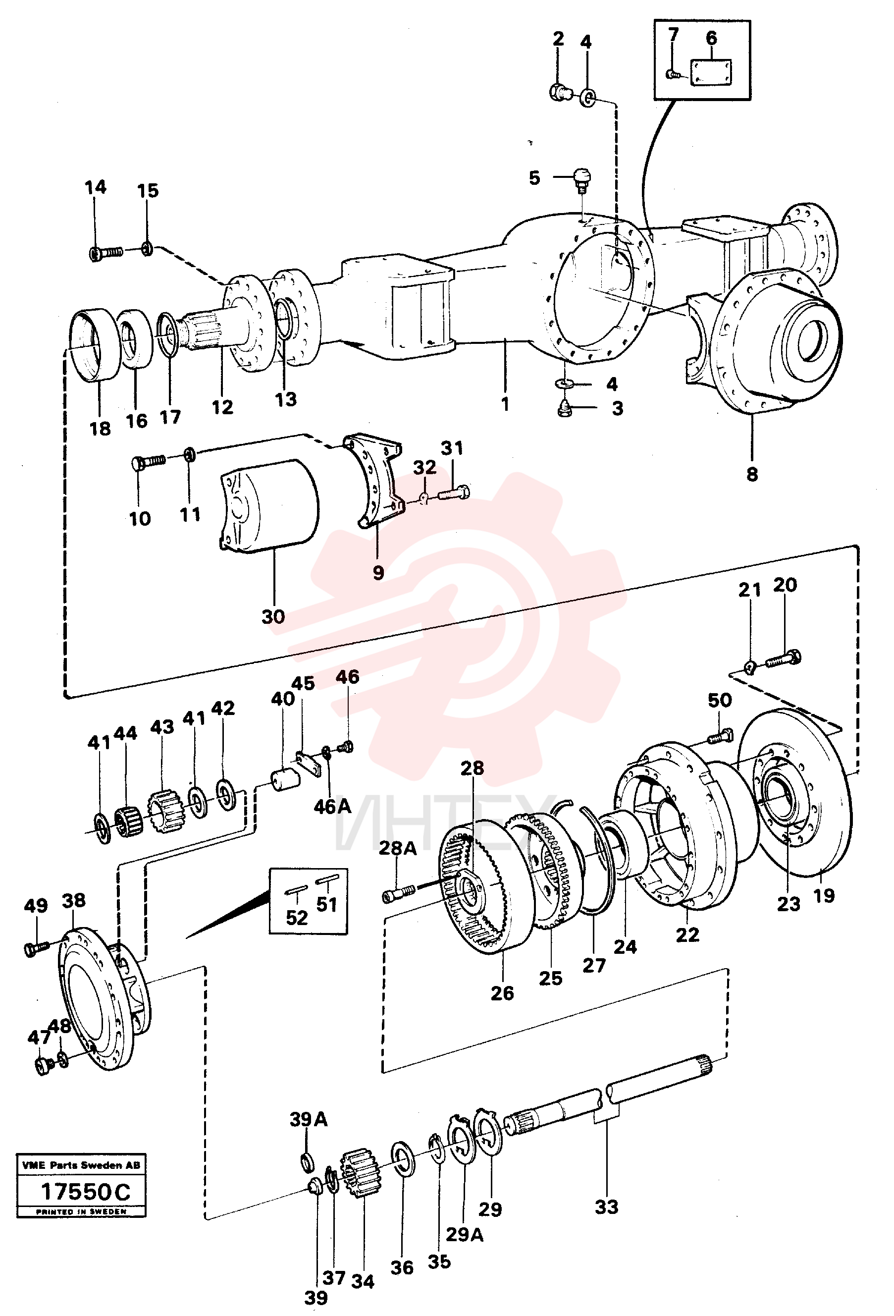 Brake anchorage