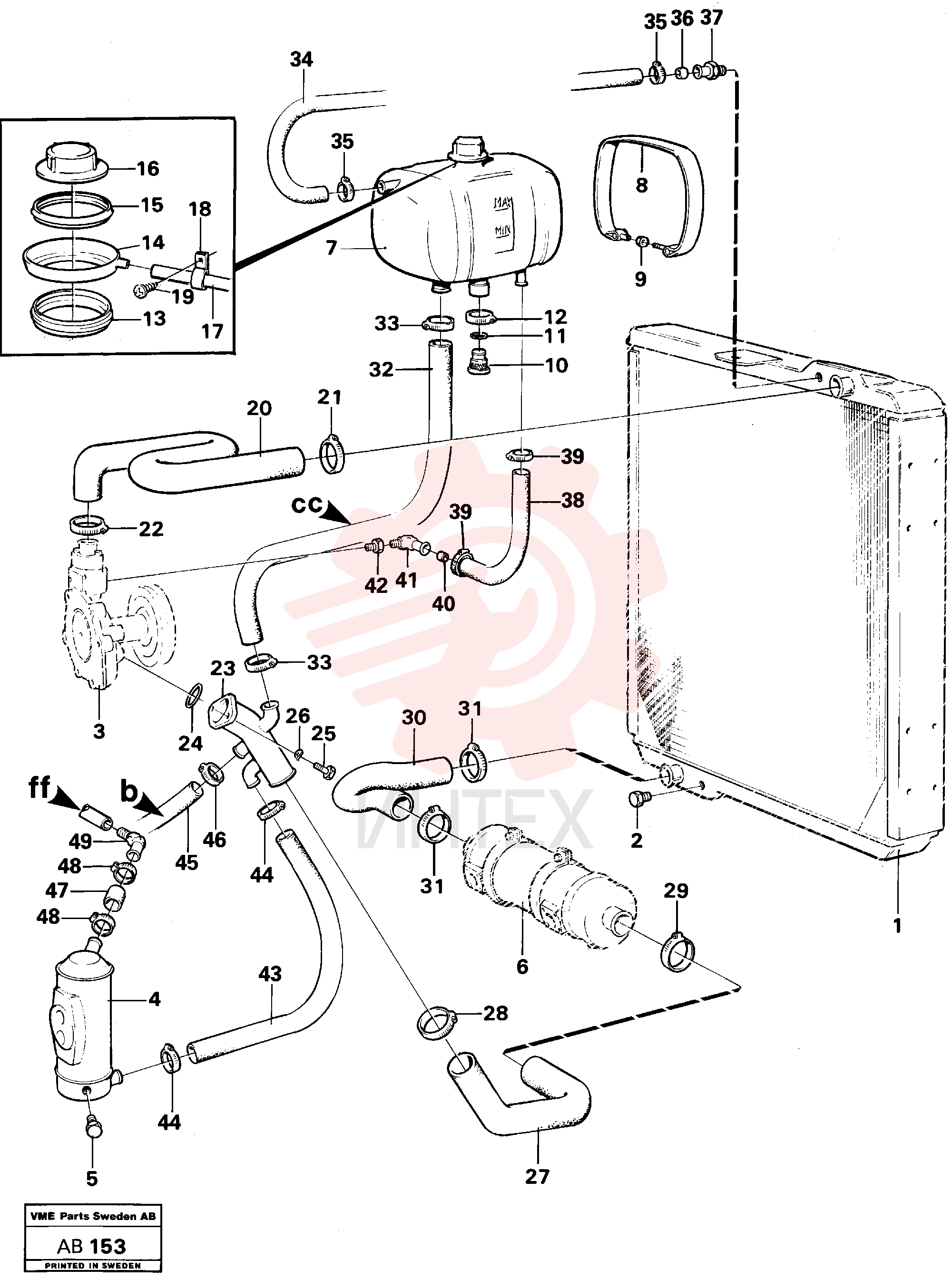 Coolant pipe