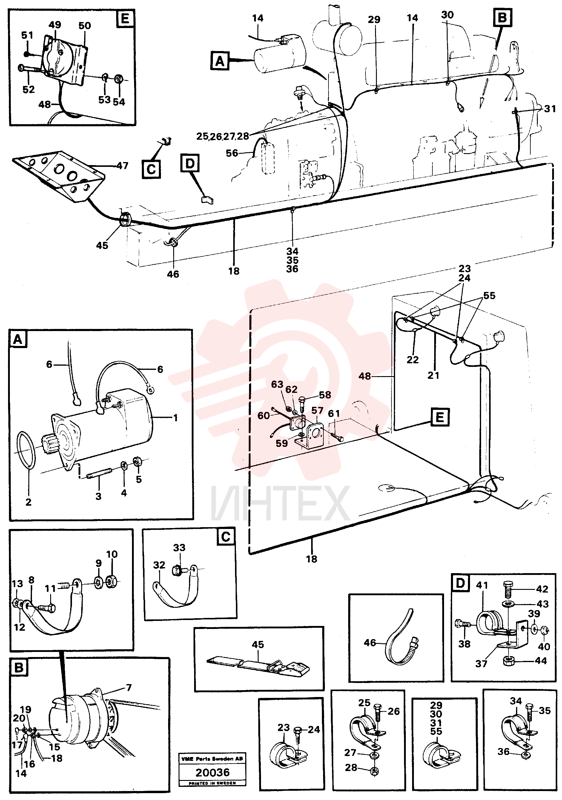 Cross recessed screw