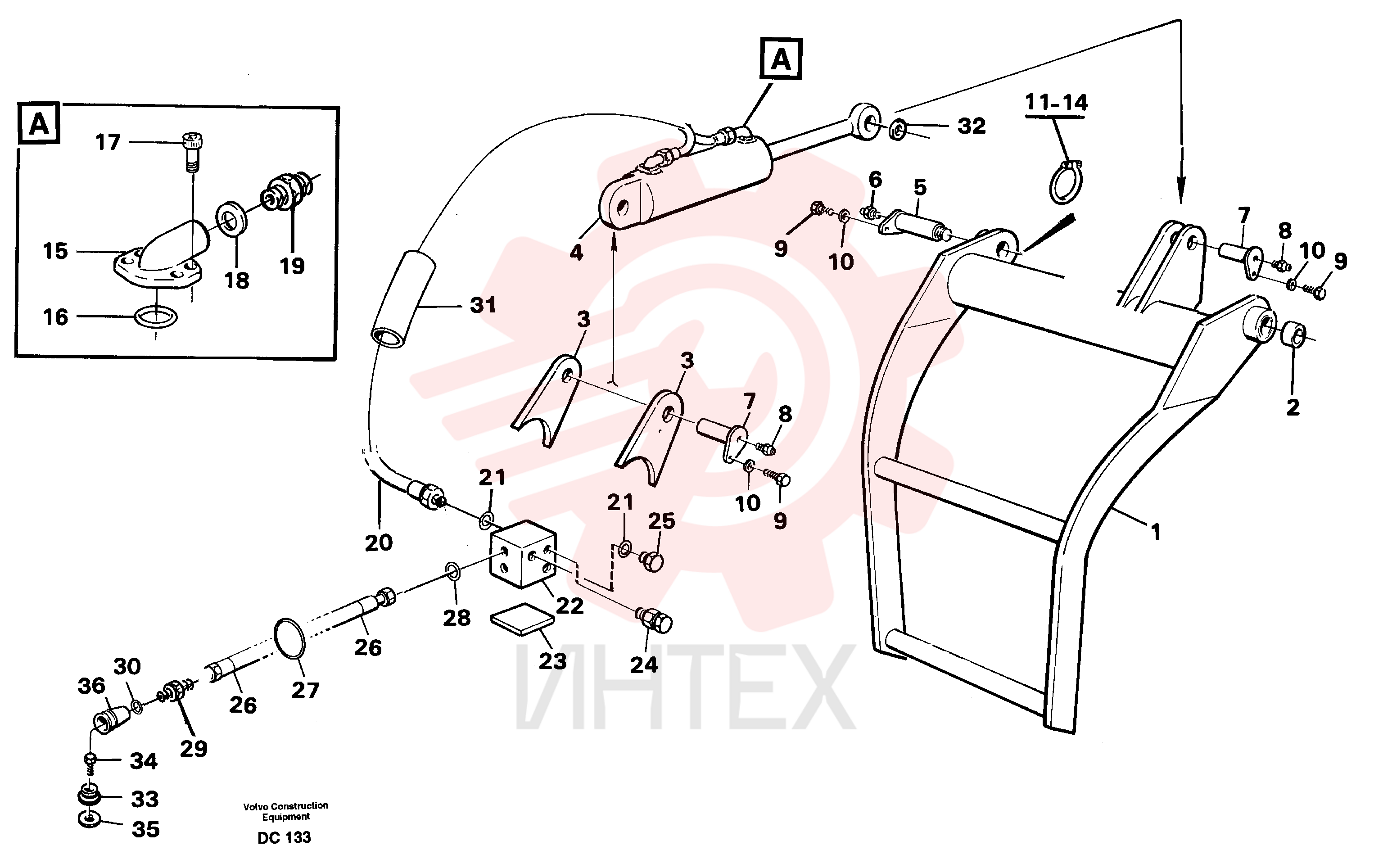 Гидроцилиндр VOE 4784780 (2)