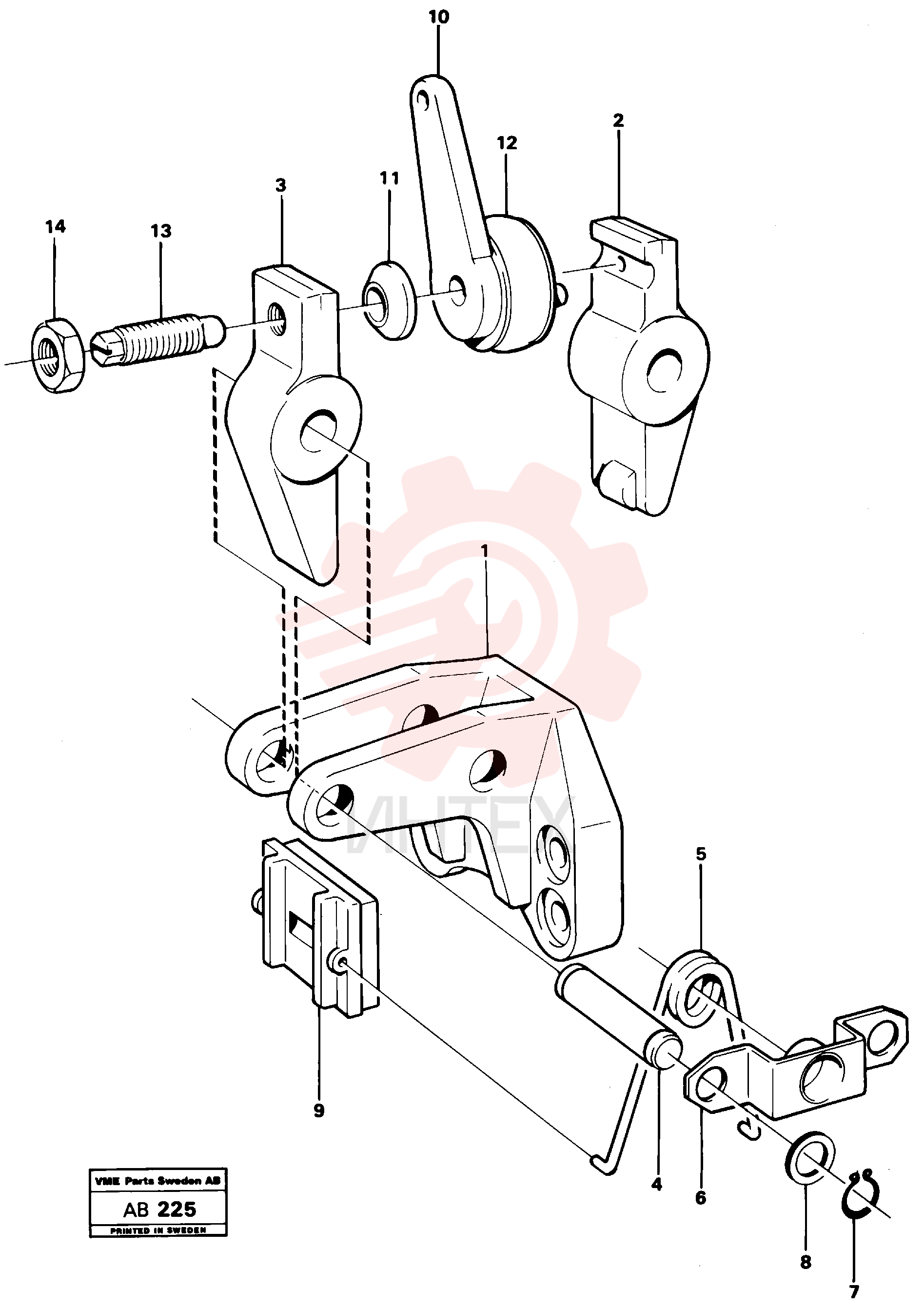 Handbrake VOE 11034435 (2)