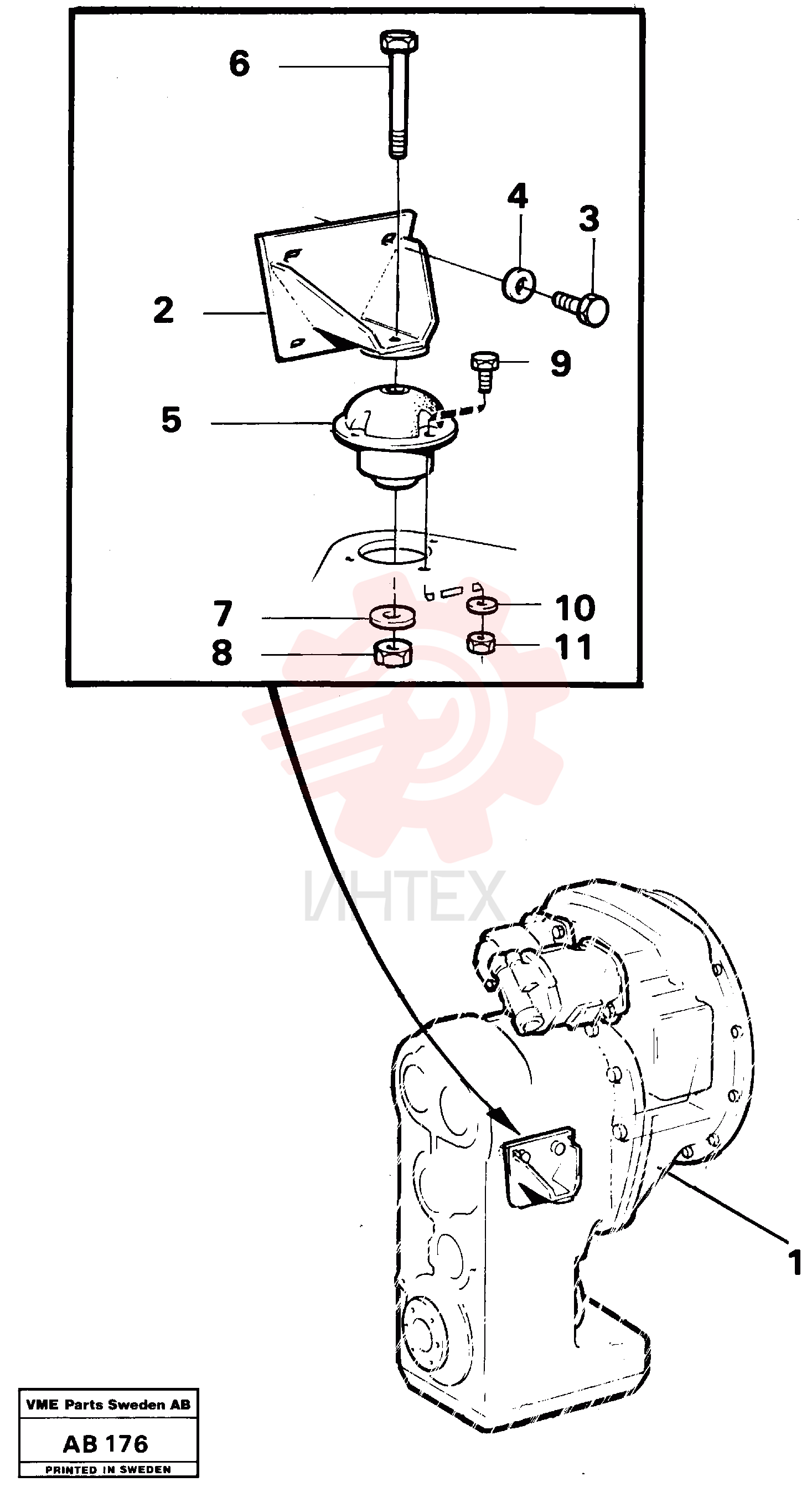 Hexagon Nut VOE 13971069 (2)