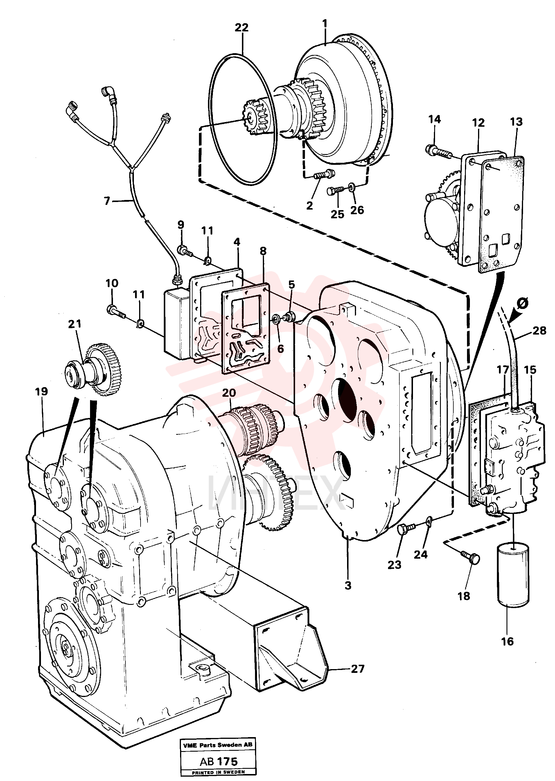 Коробка передач (КПП, трансмиссия) VOE 30824 (2)