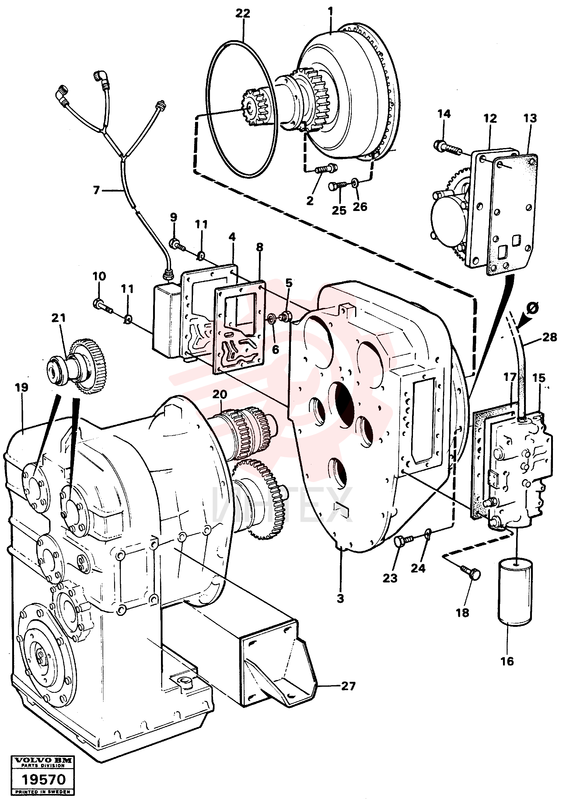 Коробка передач (КПП, трансмиссия) VOE 30824 (1)