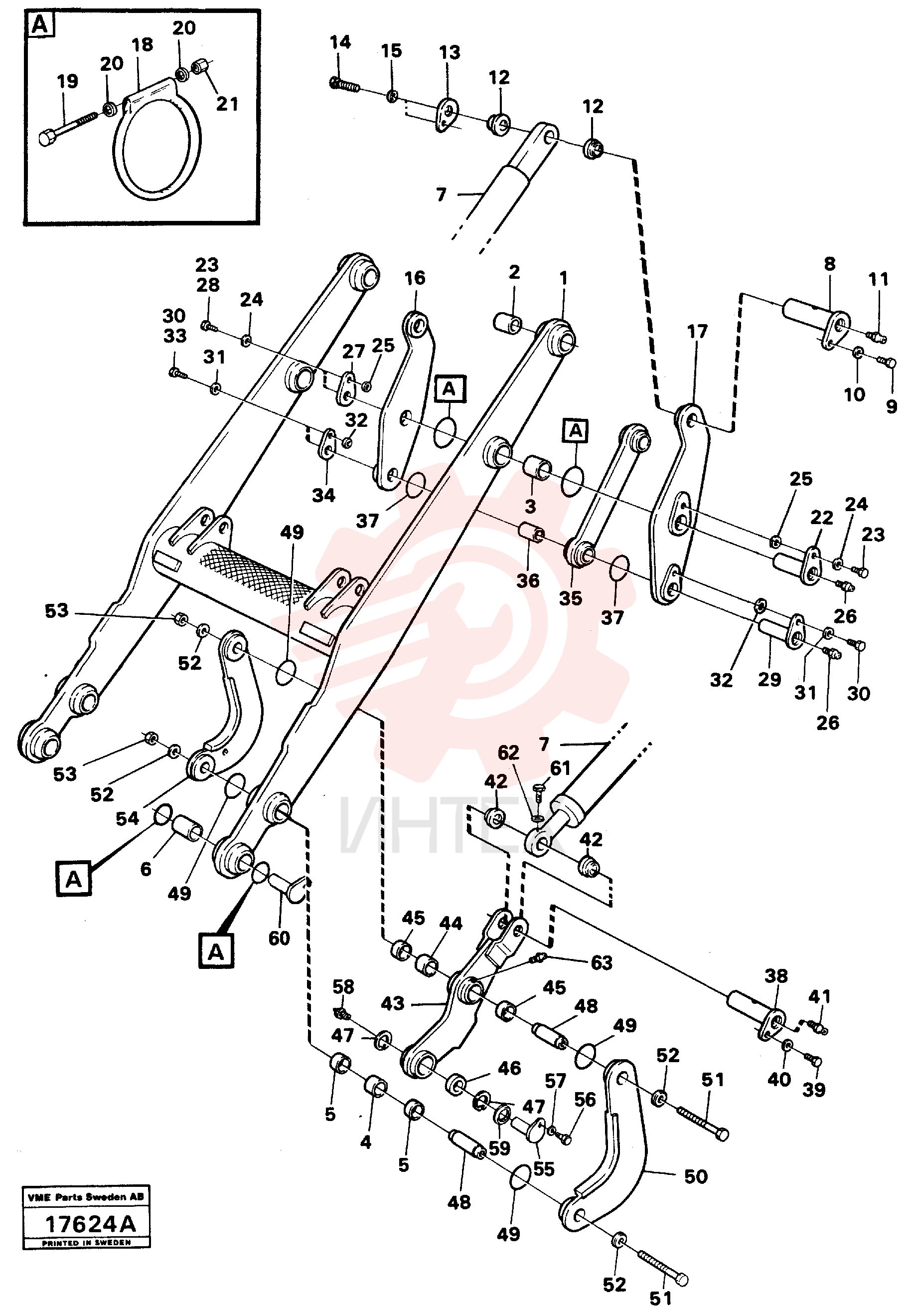 Lifting frame work VOE 6212783