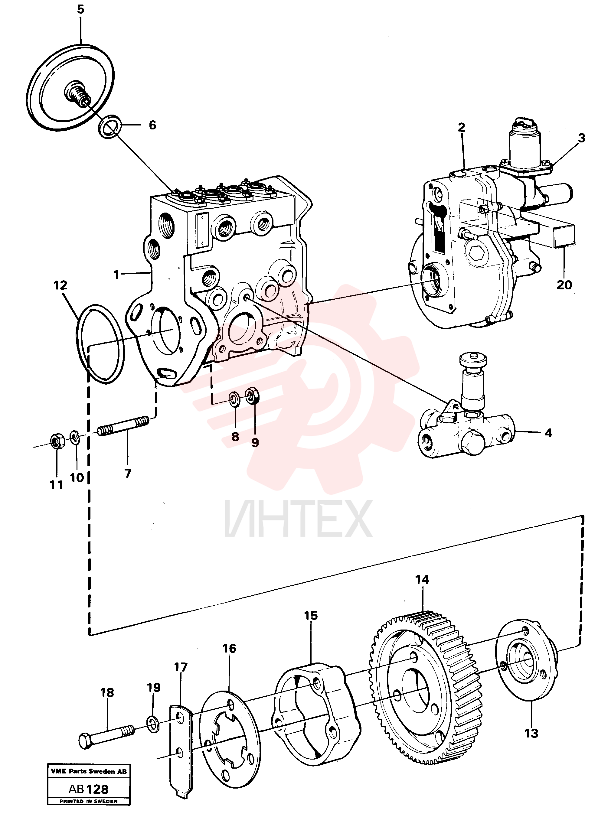 Насос VOE 4881161 (2)
