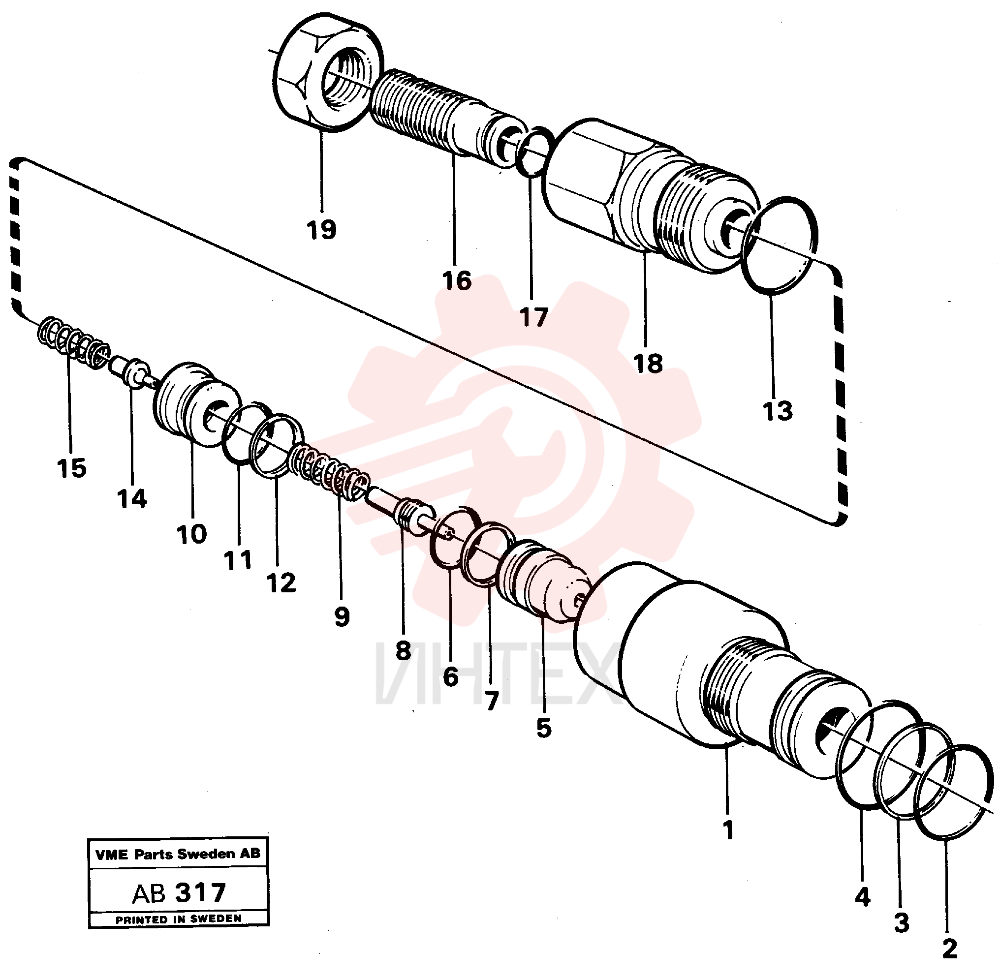 Overflow valve VOE 11993146