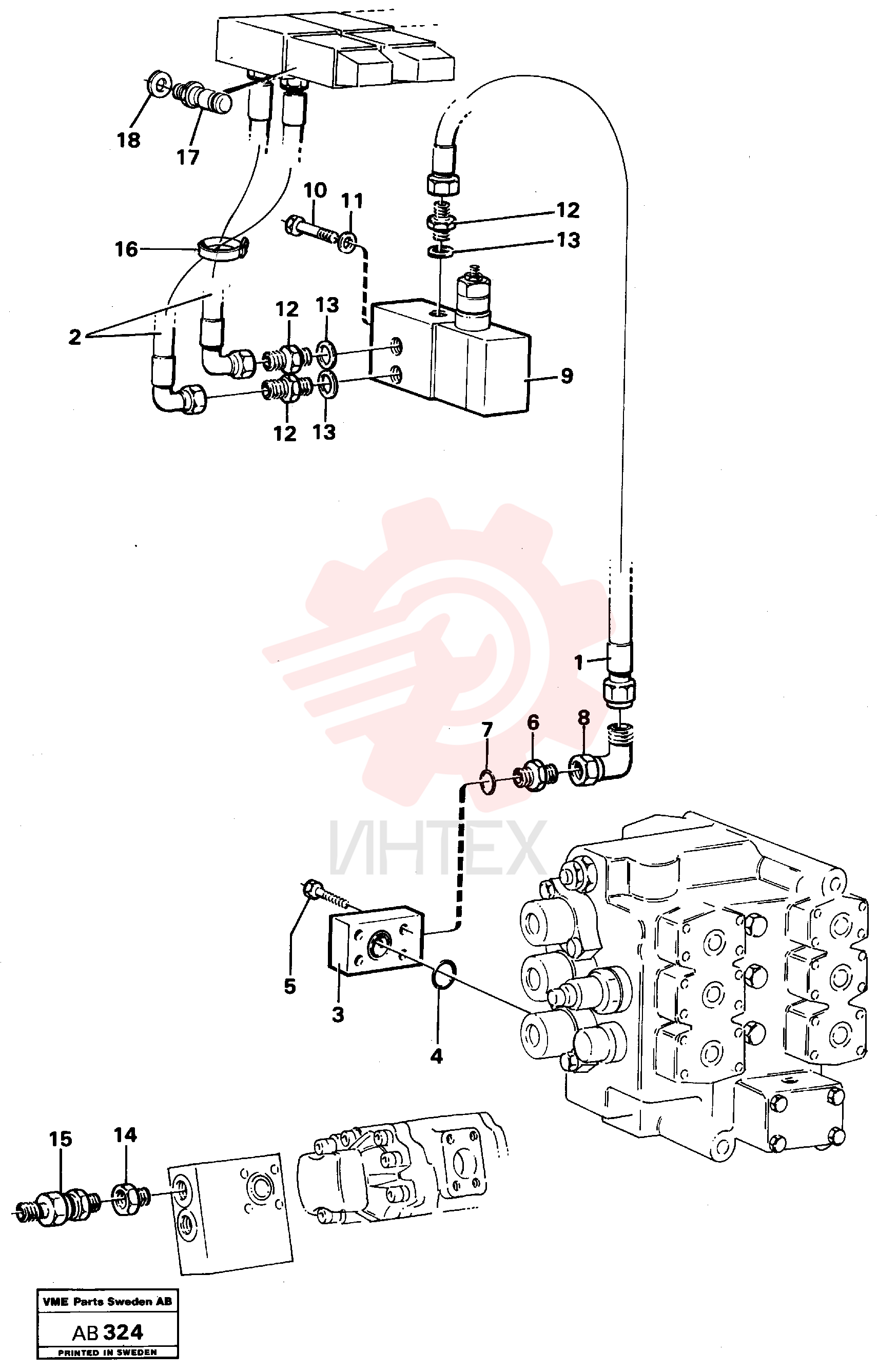 Sealing kit VOE 11994411