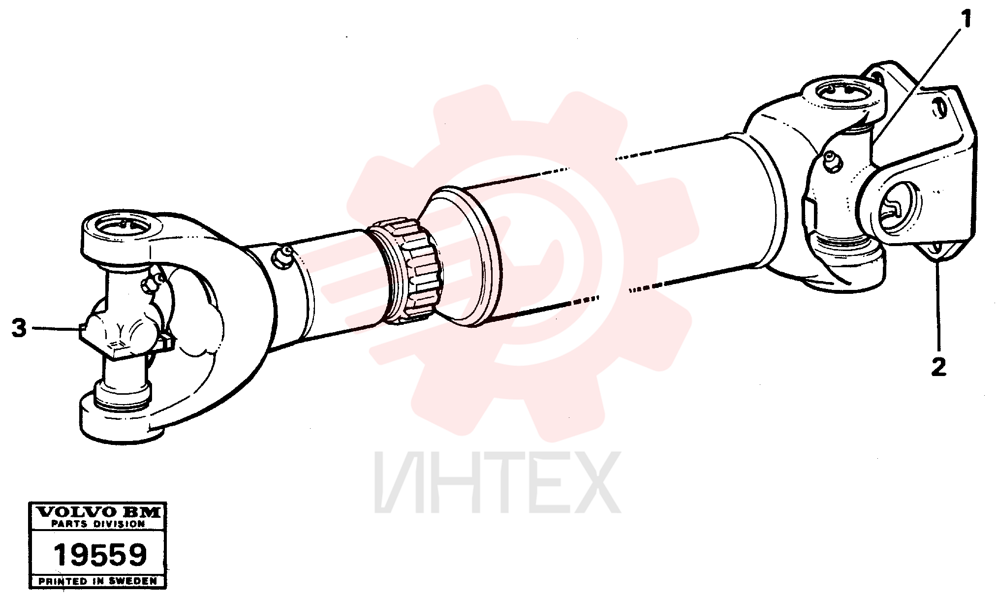 Вал карданный VOE 11003069 (1)