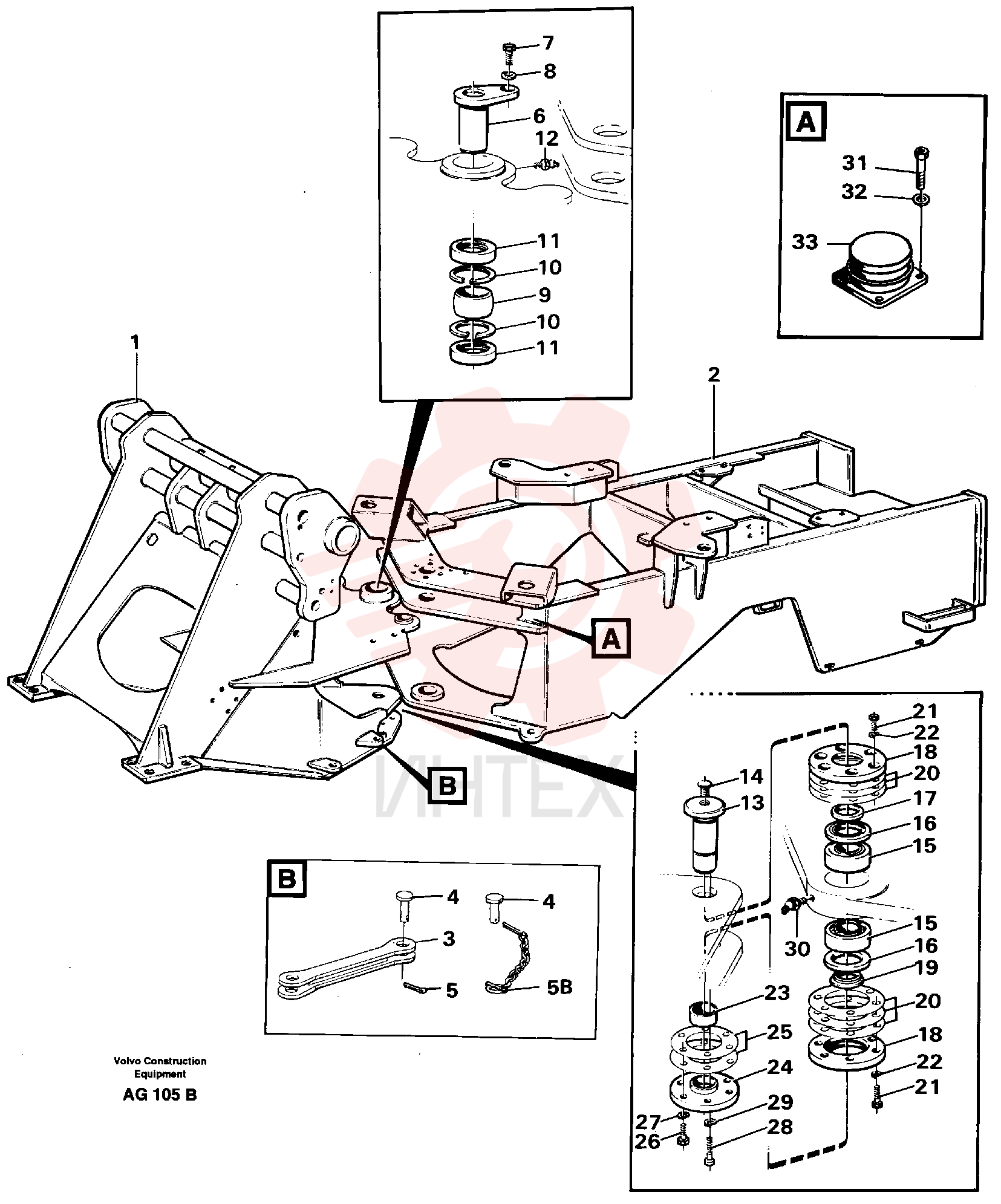 Front frame VOE 11100566