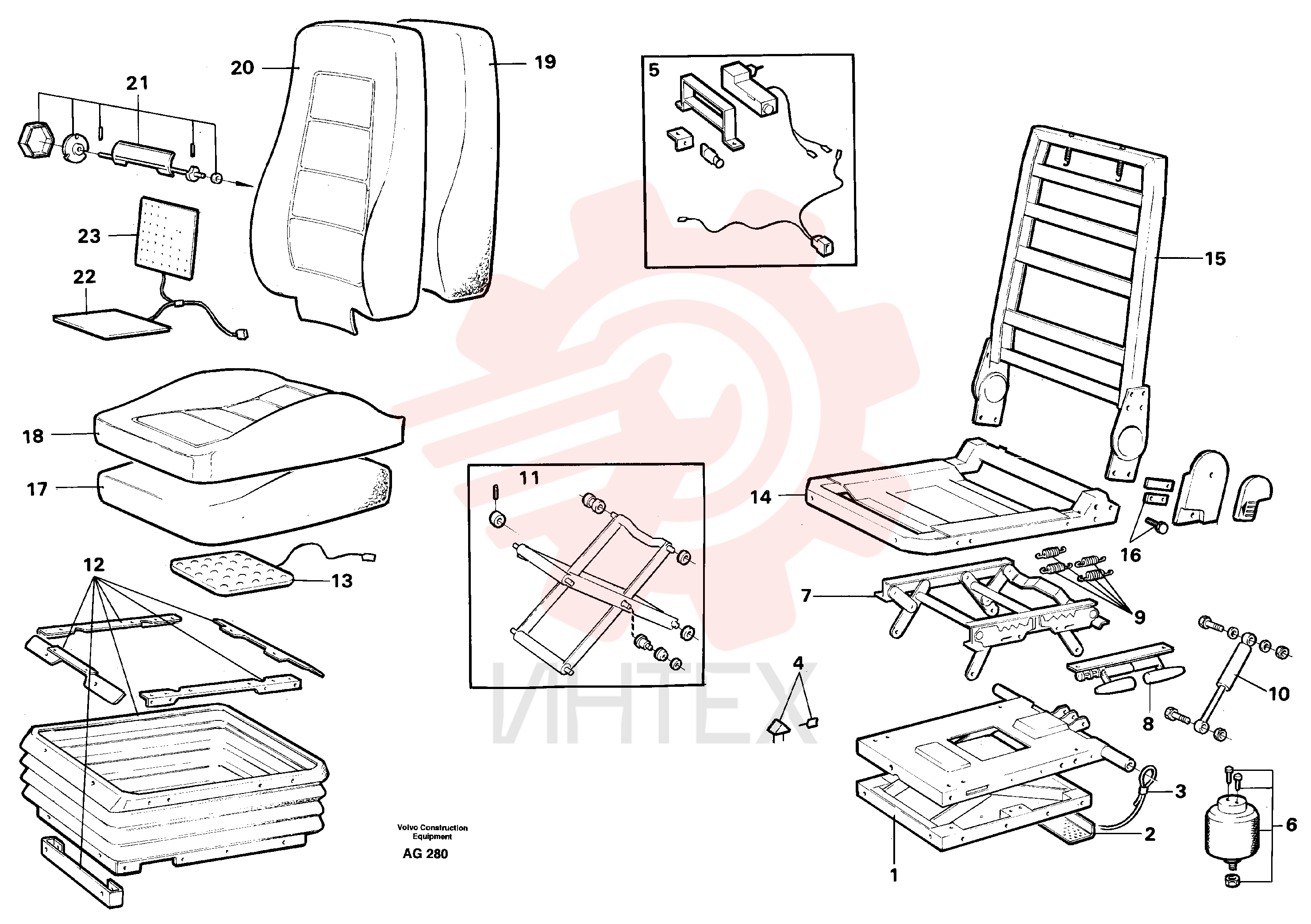 Operator's Seat VOE 11990494