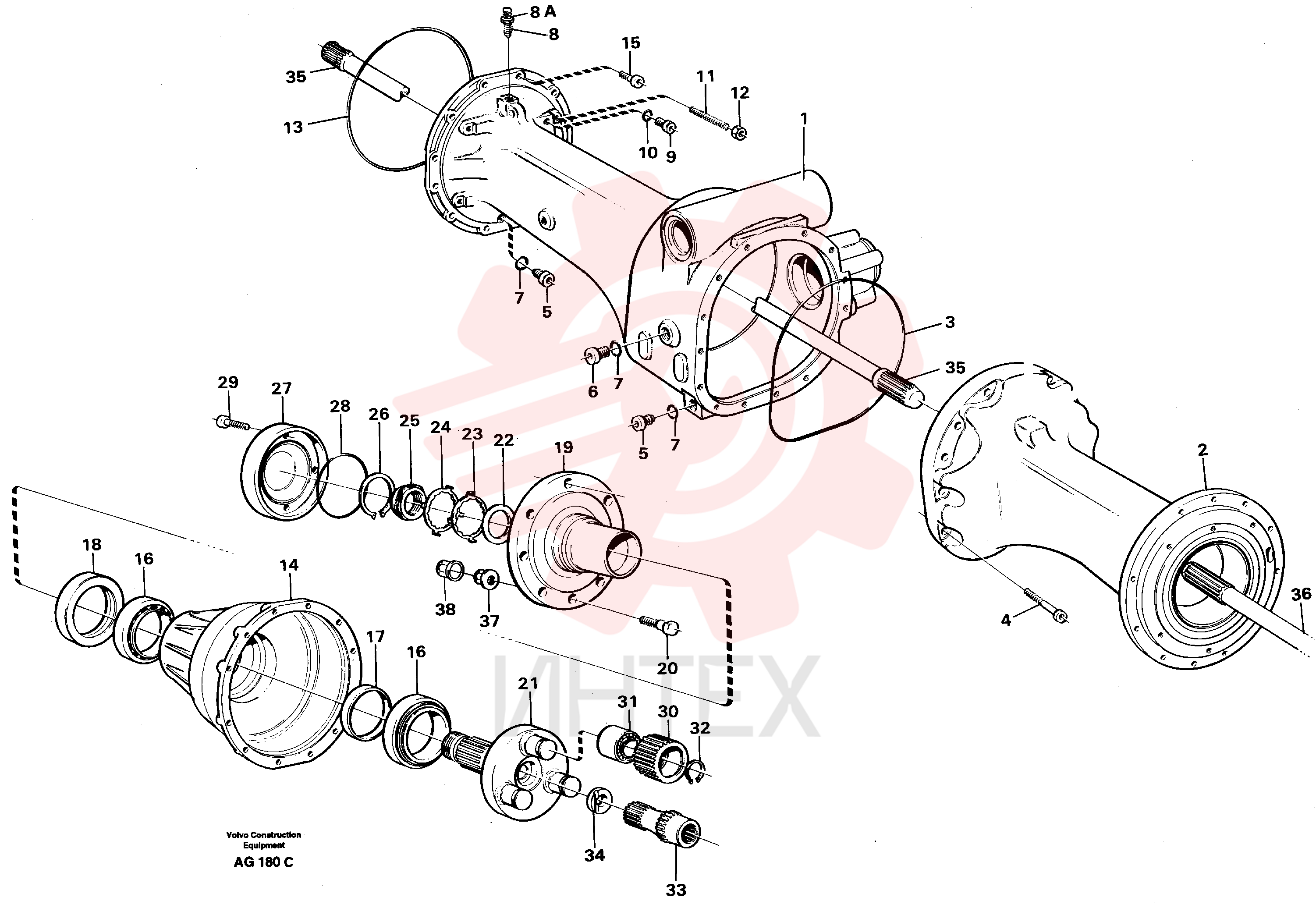Planetary Axle VOE 23820