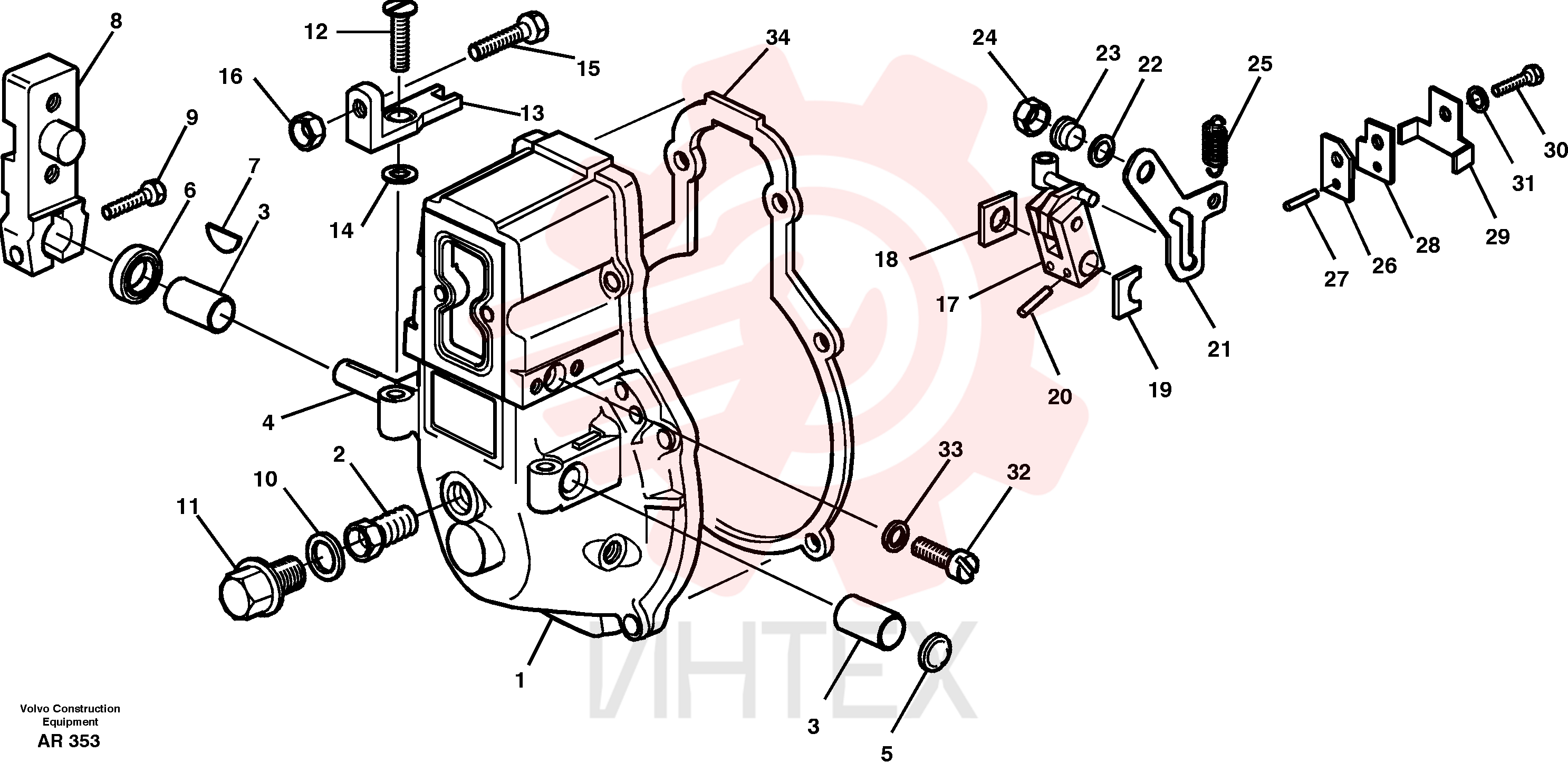 Adjusting plate