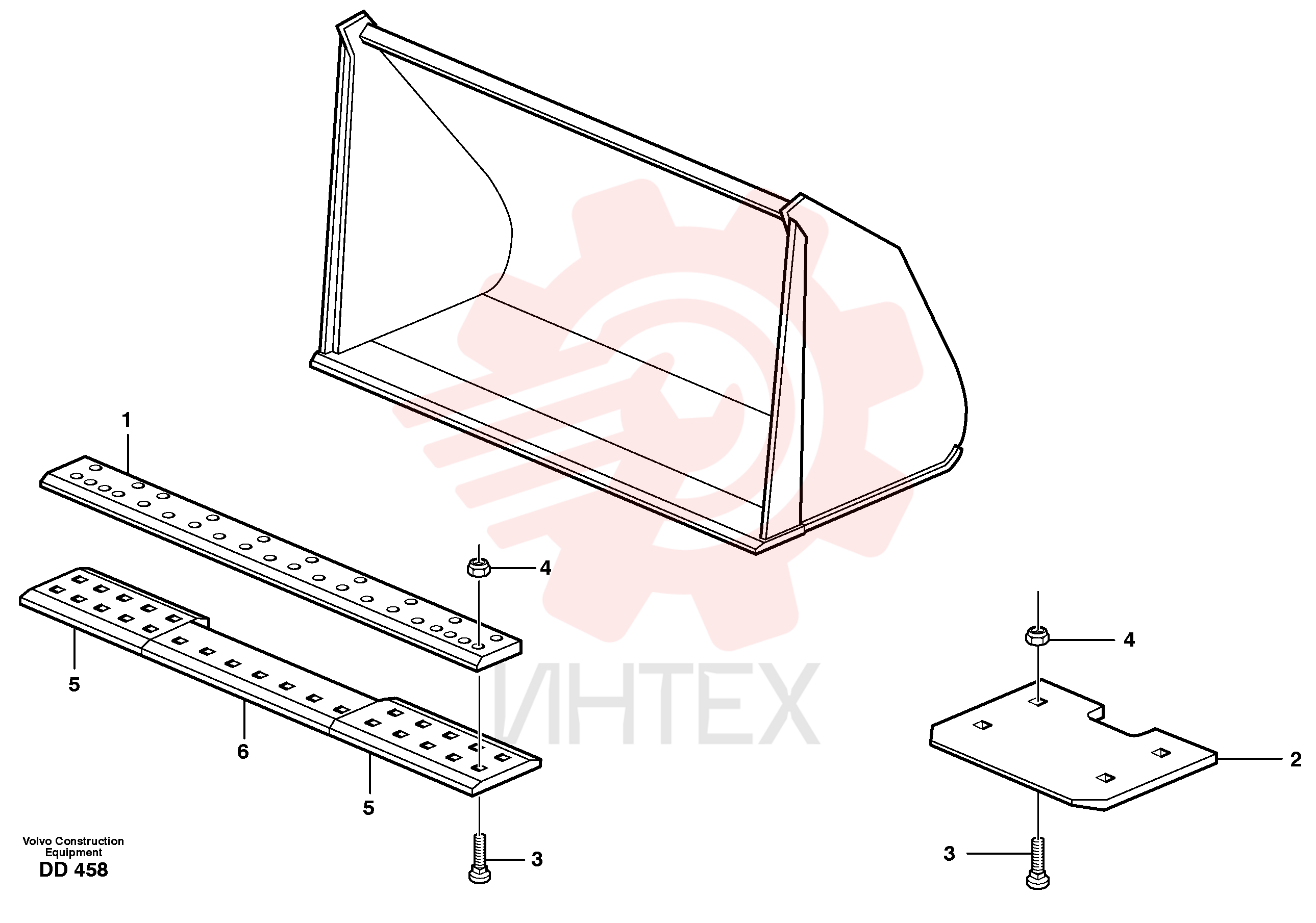 Нож ковша VOE 11045477