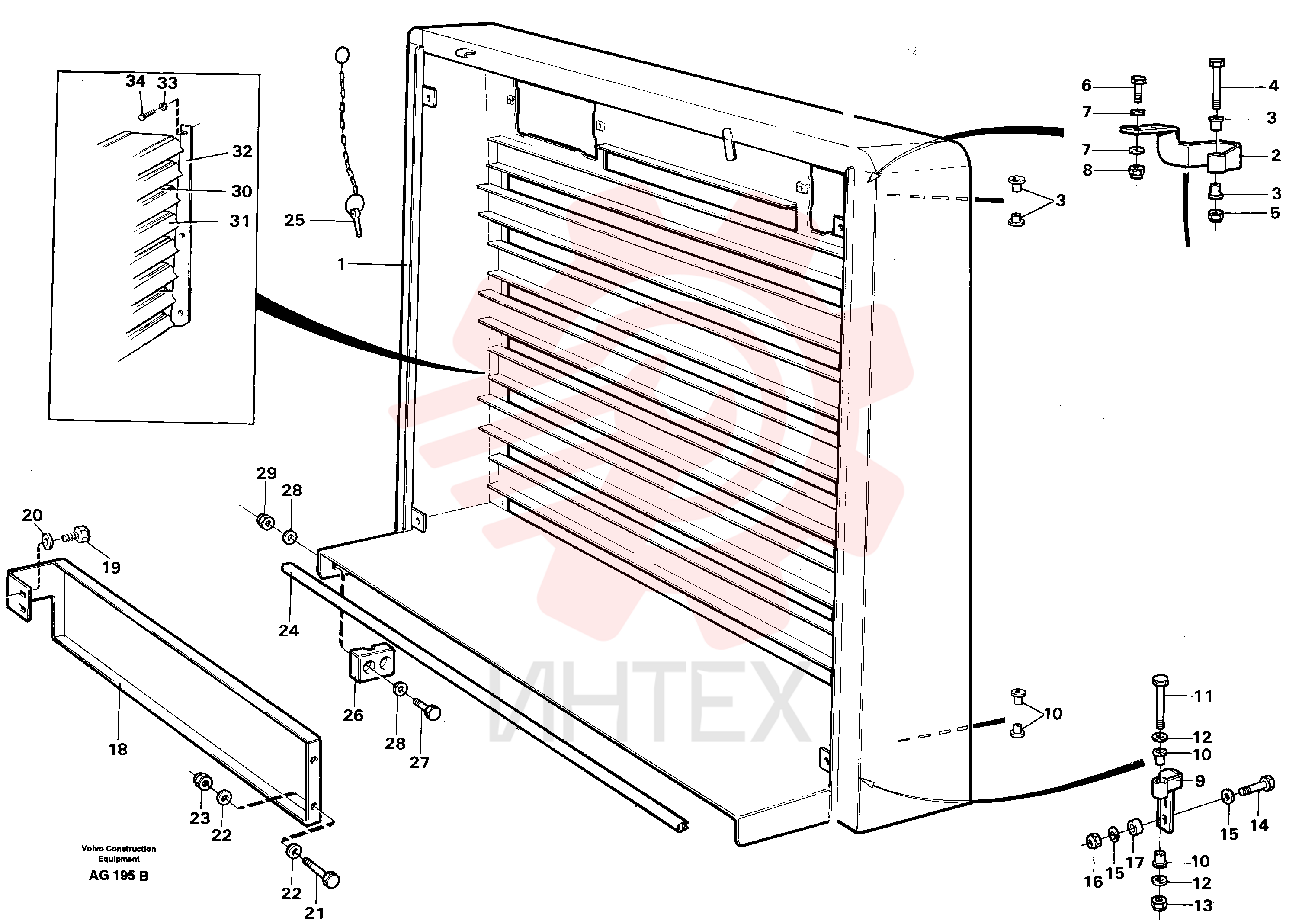 Radiator casing