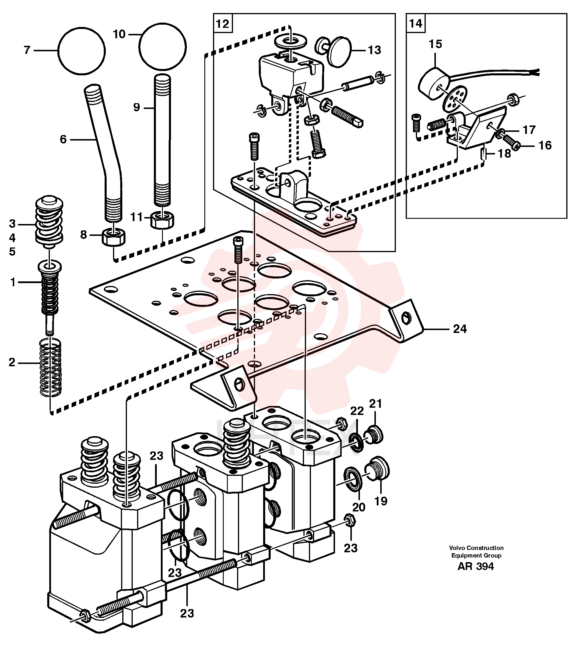 Spacer washer VOE 11991316