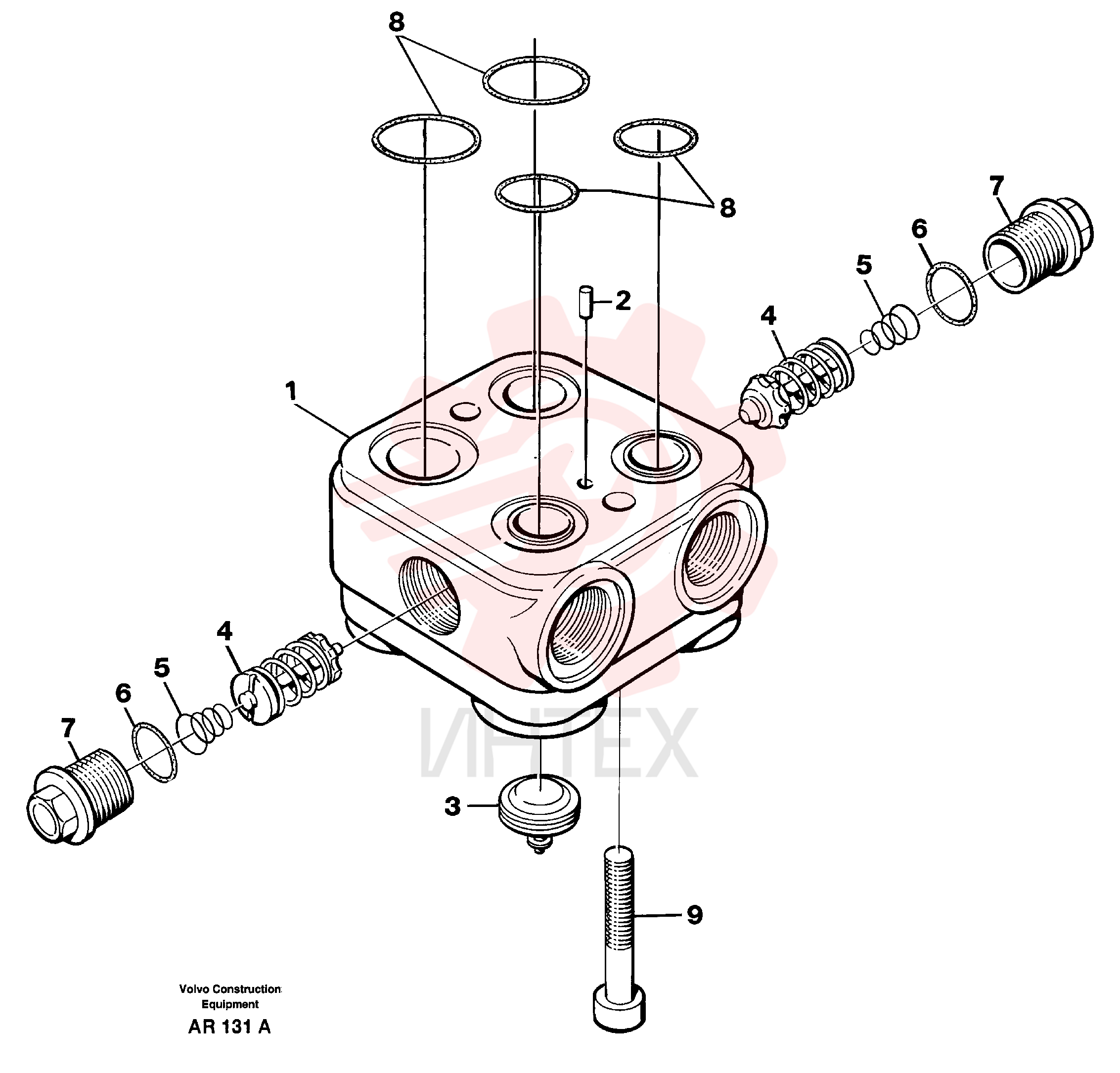 Valve block VOE 11701277