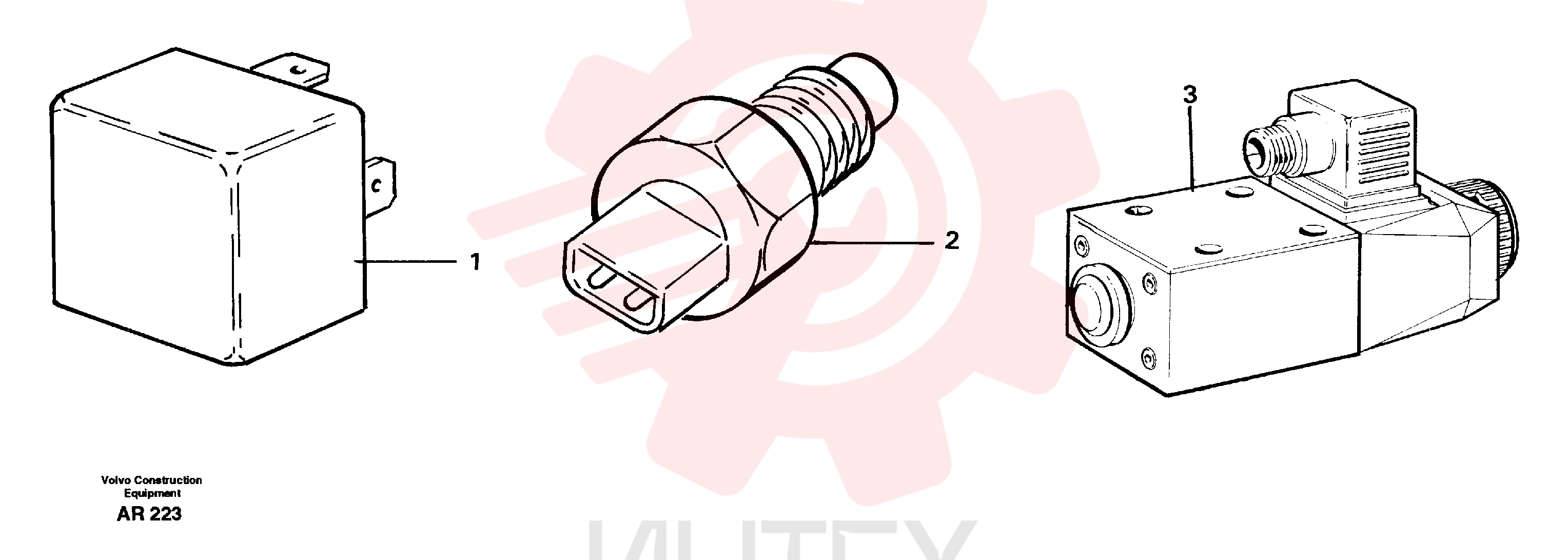 Встроенный клапан в сборе VOE 3708538