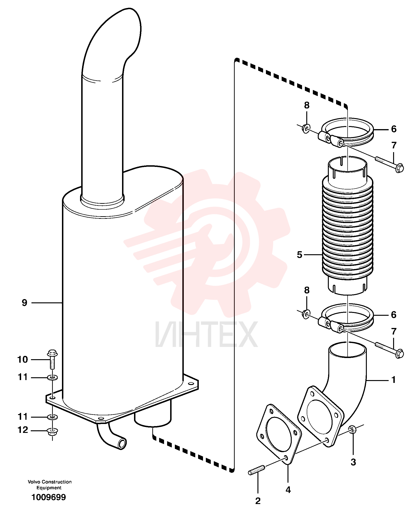 Connecting pipe