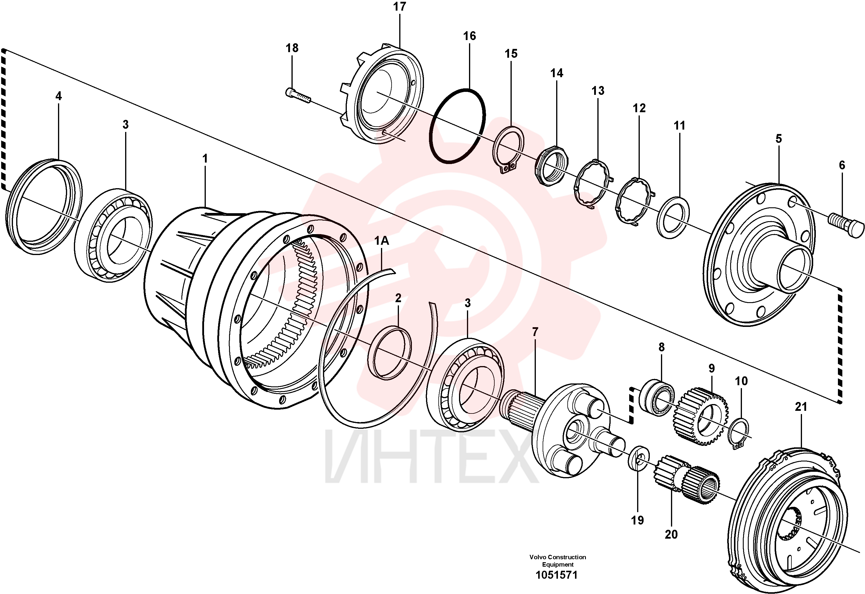 Planetary Axle