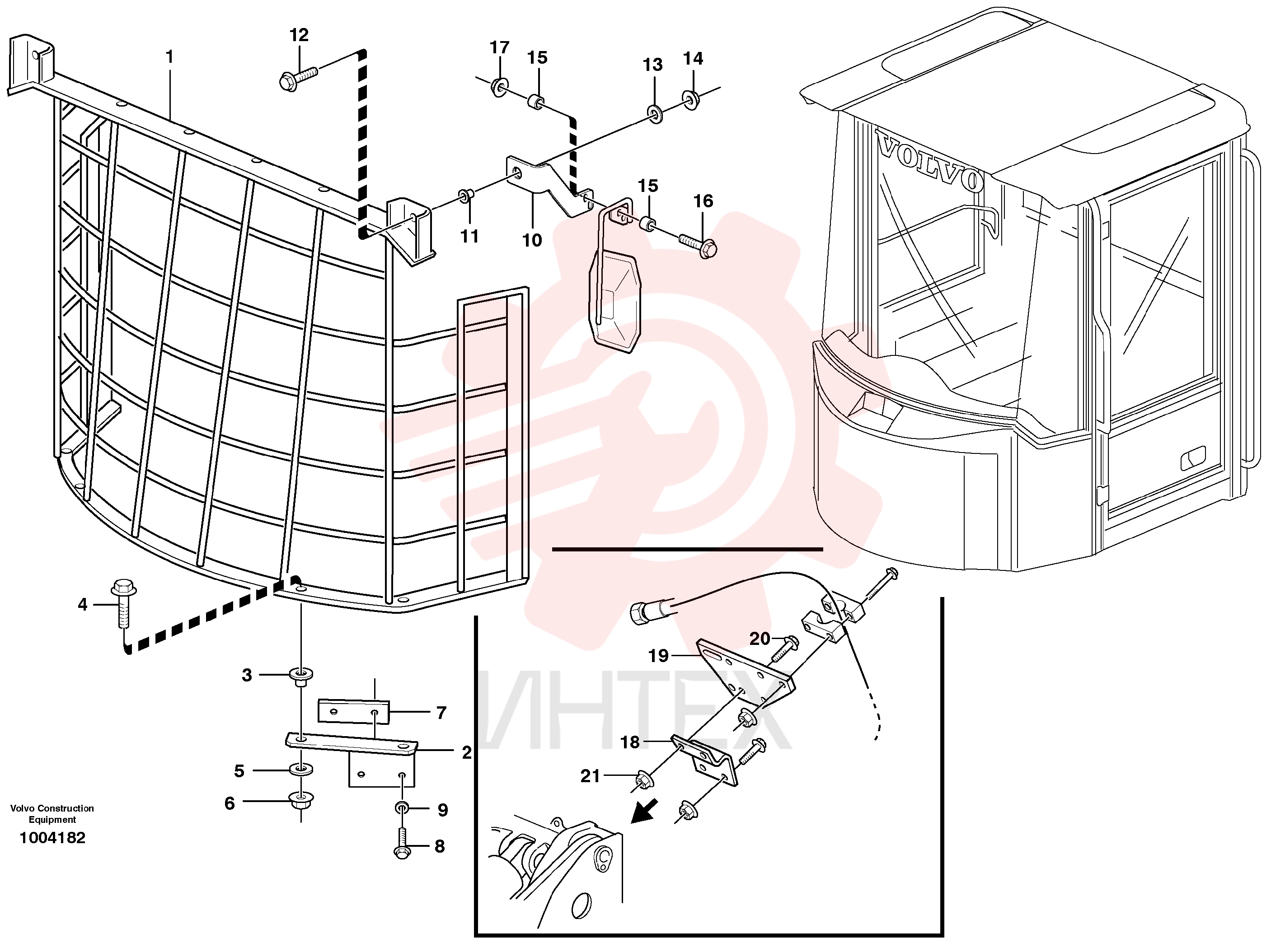 Protecting grating