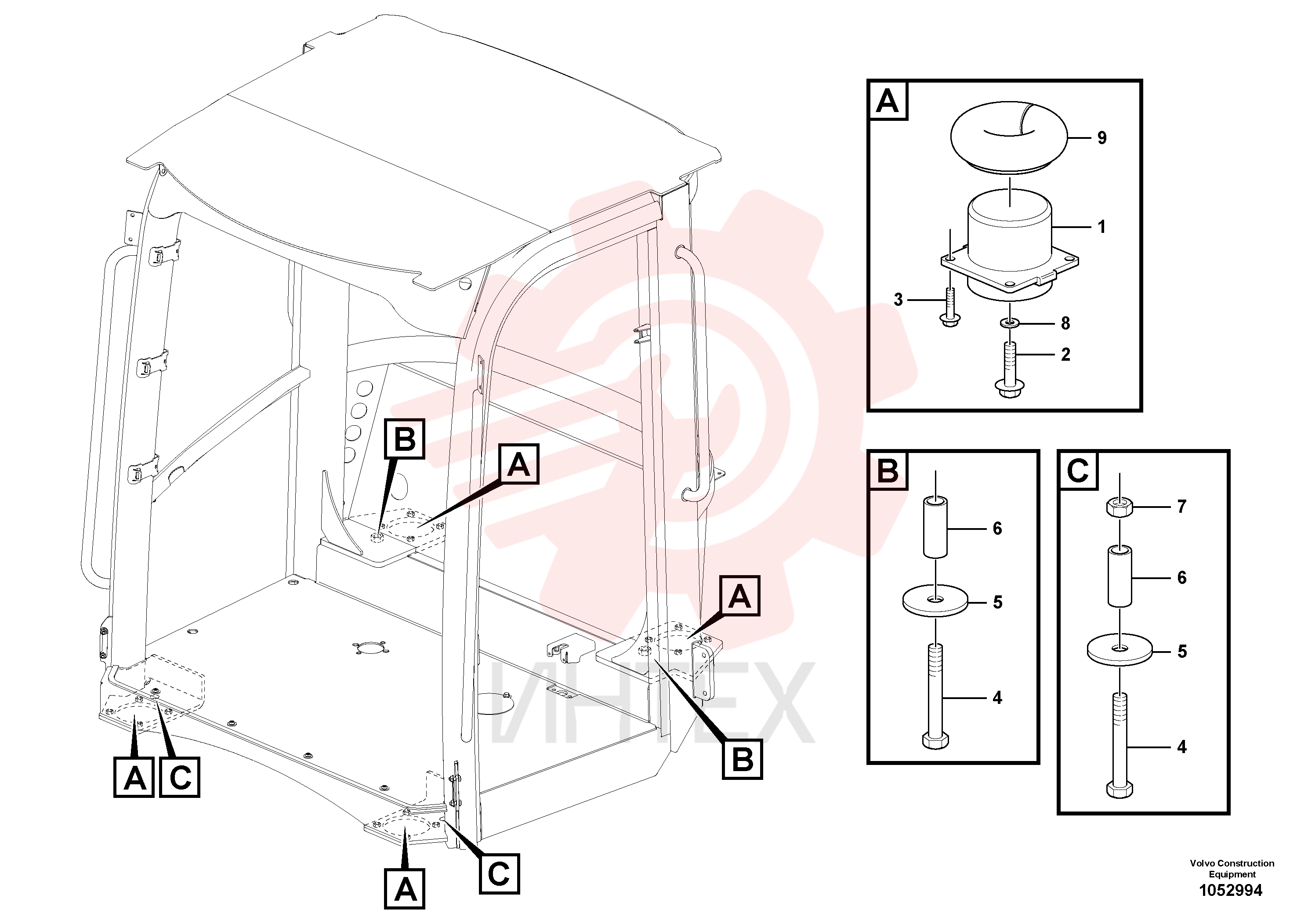 Cab suspension