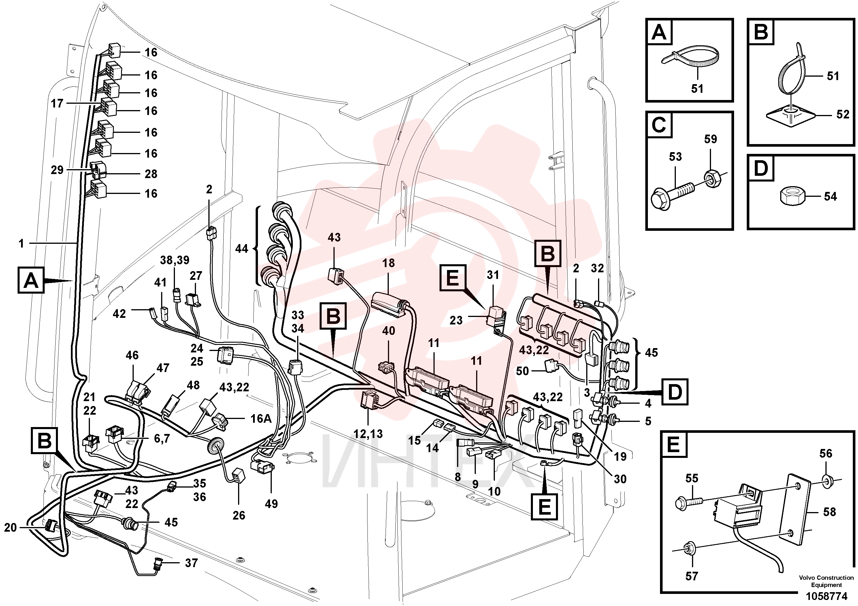 Cable harness