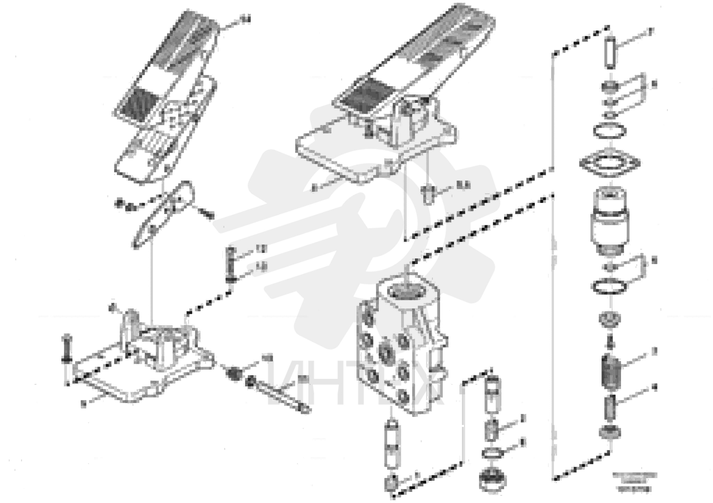 Footbrake valve